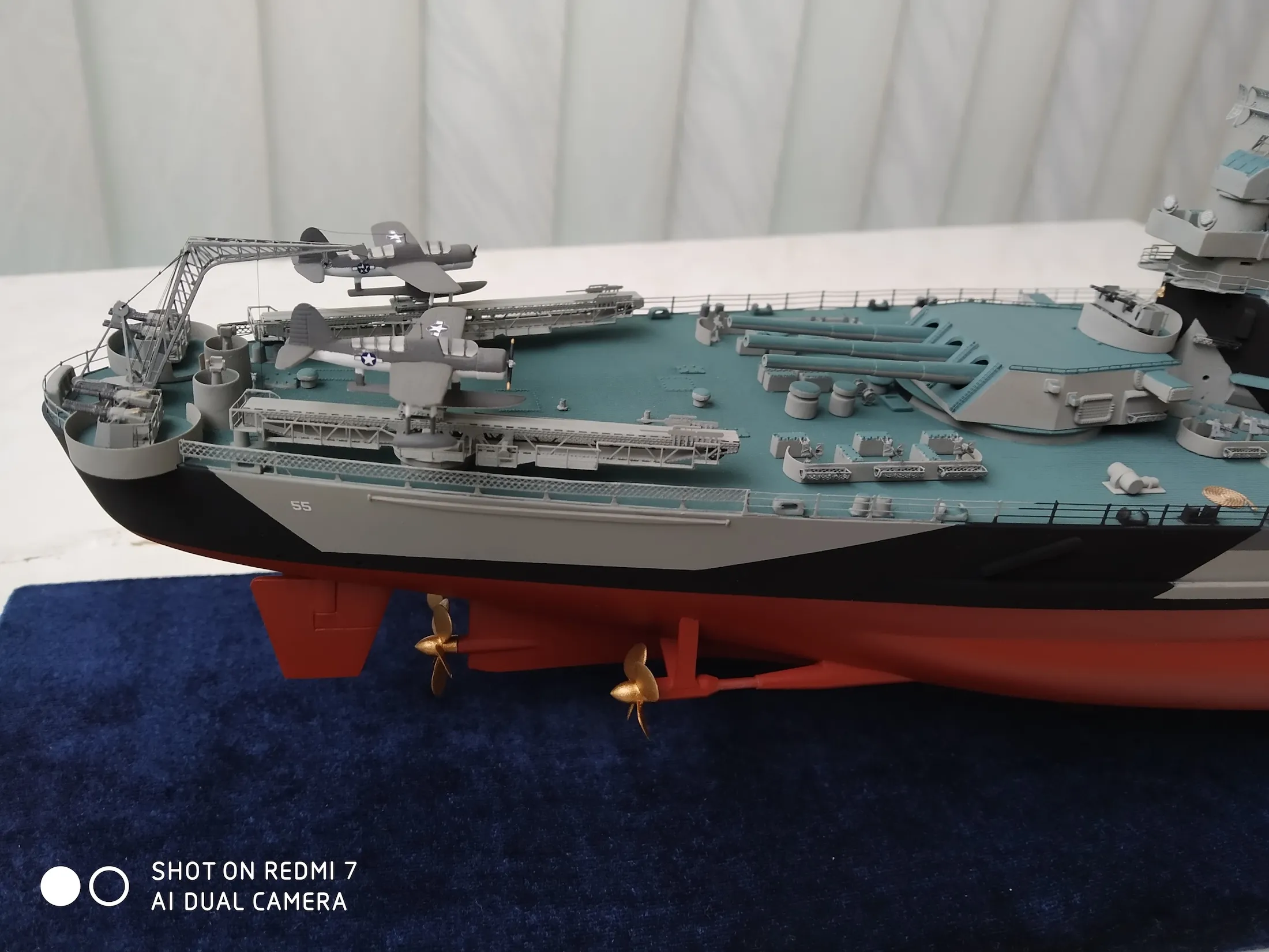 Модель корабля Линкор «North Carolina» - Верфь на Столе