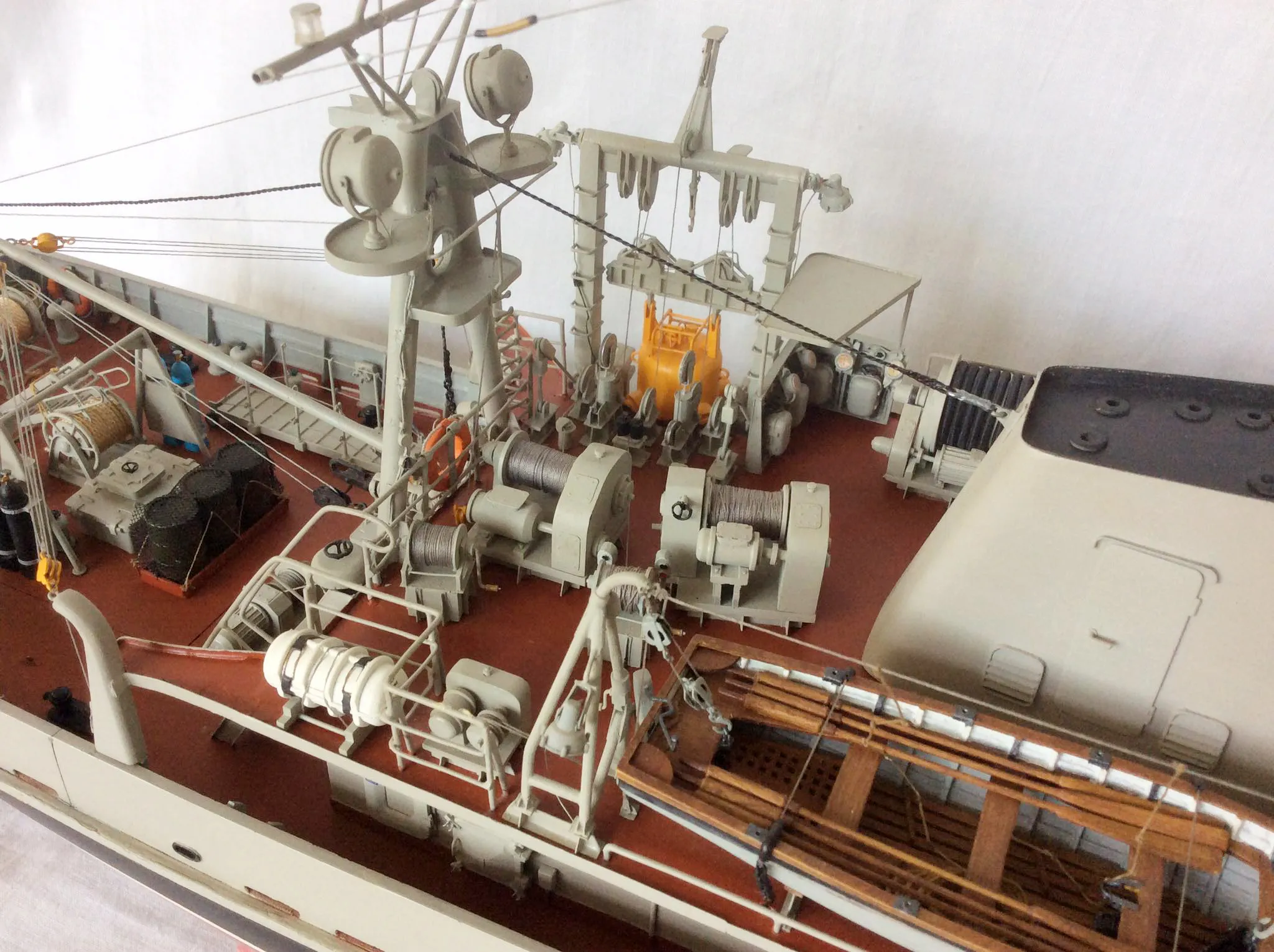 Модель корабля Водолазный бот проекта 535 типа "Краб"  - Верфь на Столе