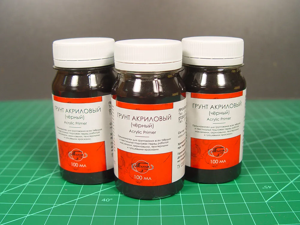 Грунтовка для дерева, черная, 100 мл Грунтовка для дерева, черная, 100 мл