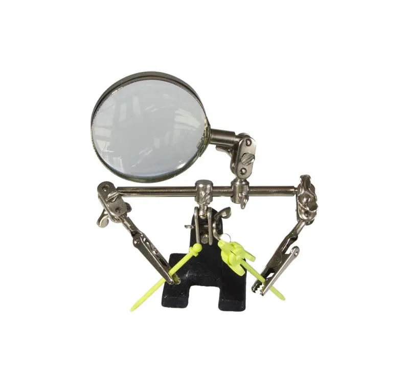 Третья рука "Дай лапу, Джим" с лупой 4x