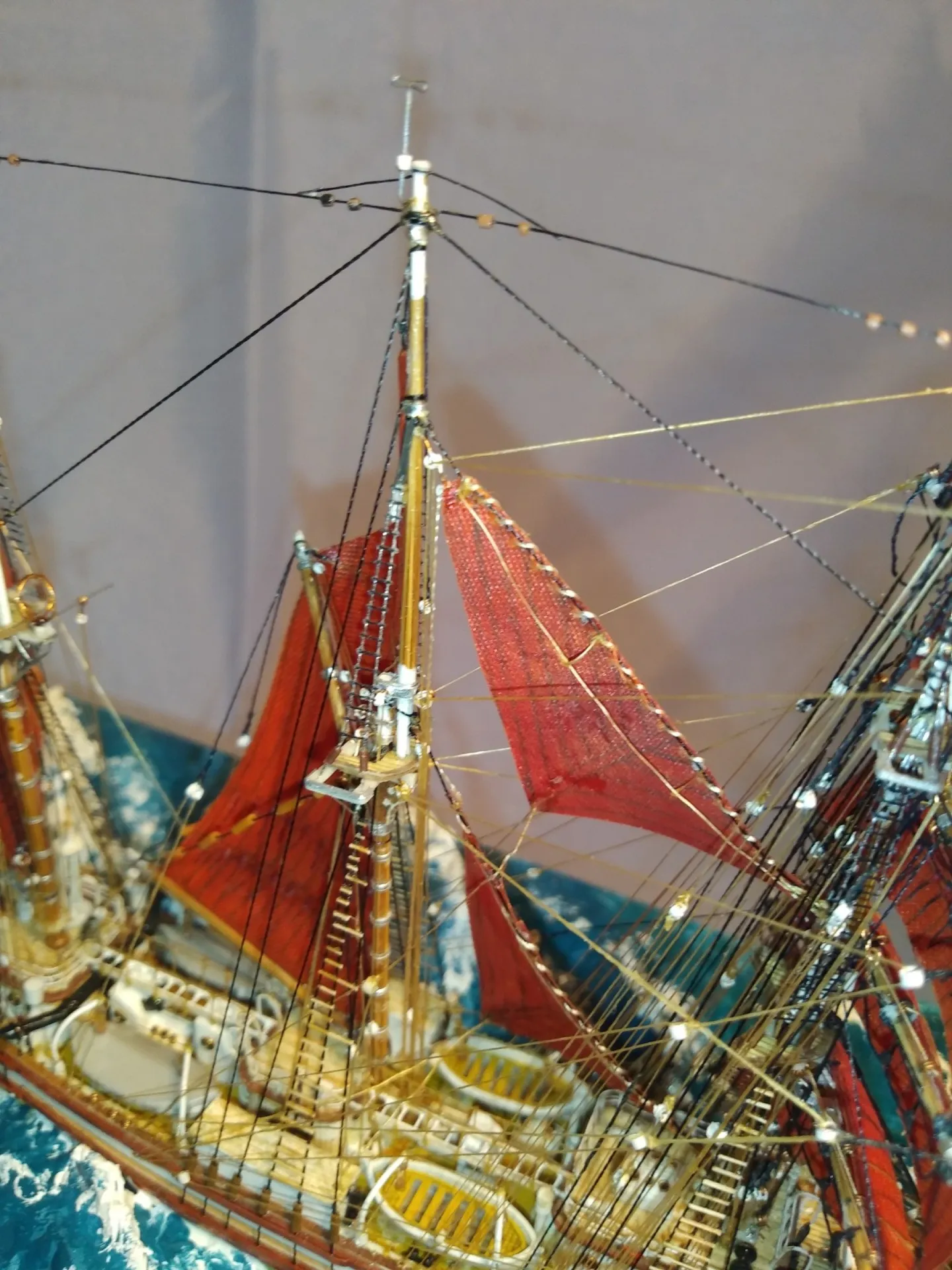 Модель корабля Баркентина "Вега" II - Верфь на Столе