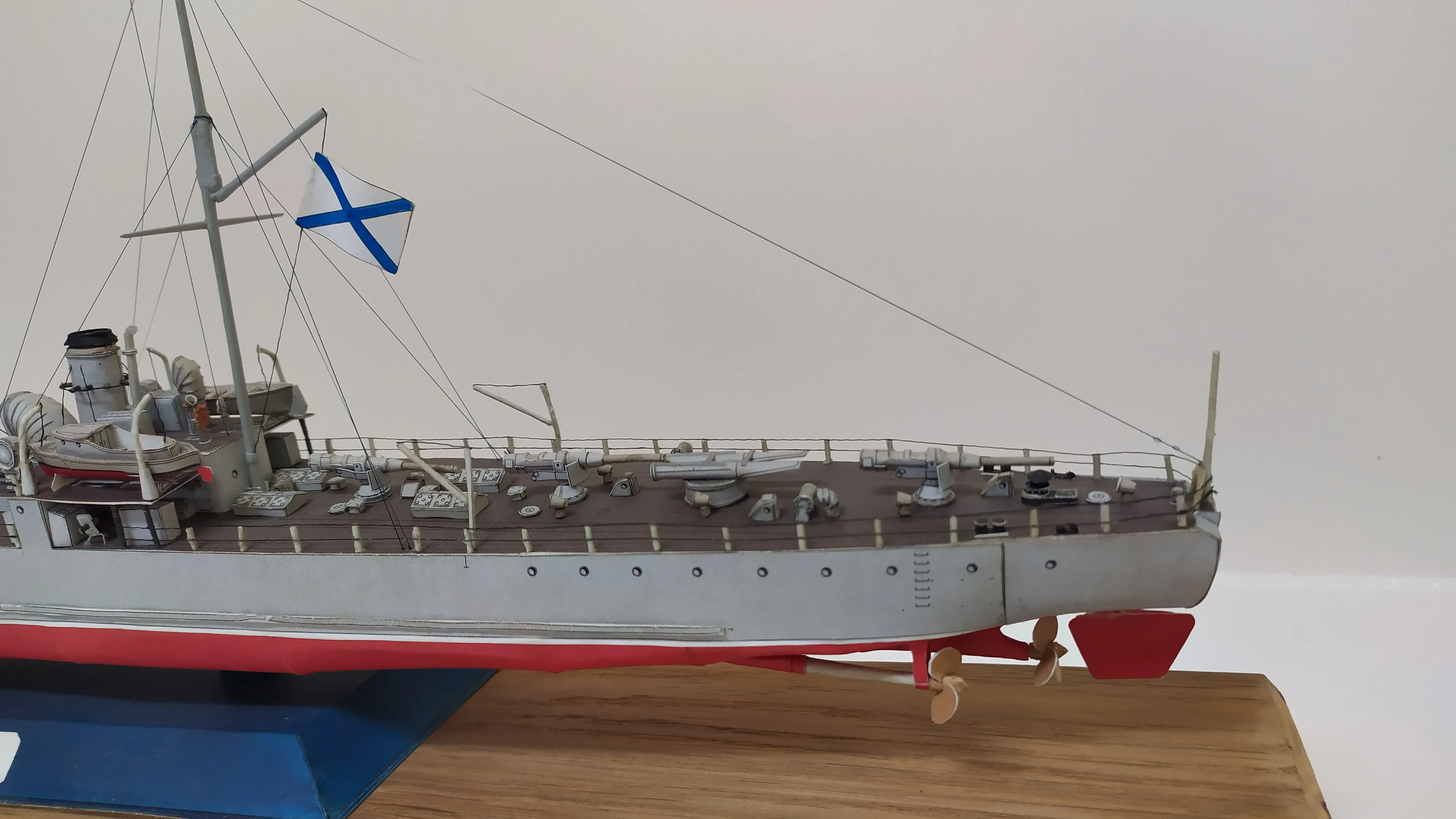 Модель корабля Эсминец "Новик" - Верфь на Столе