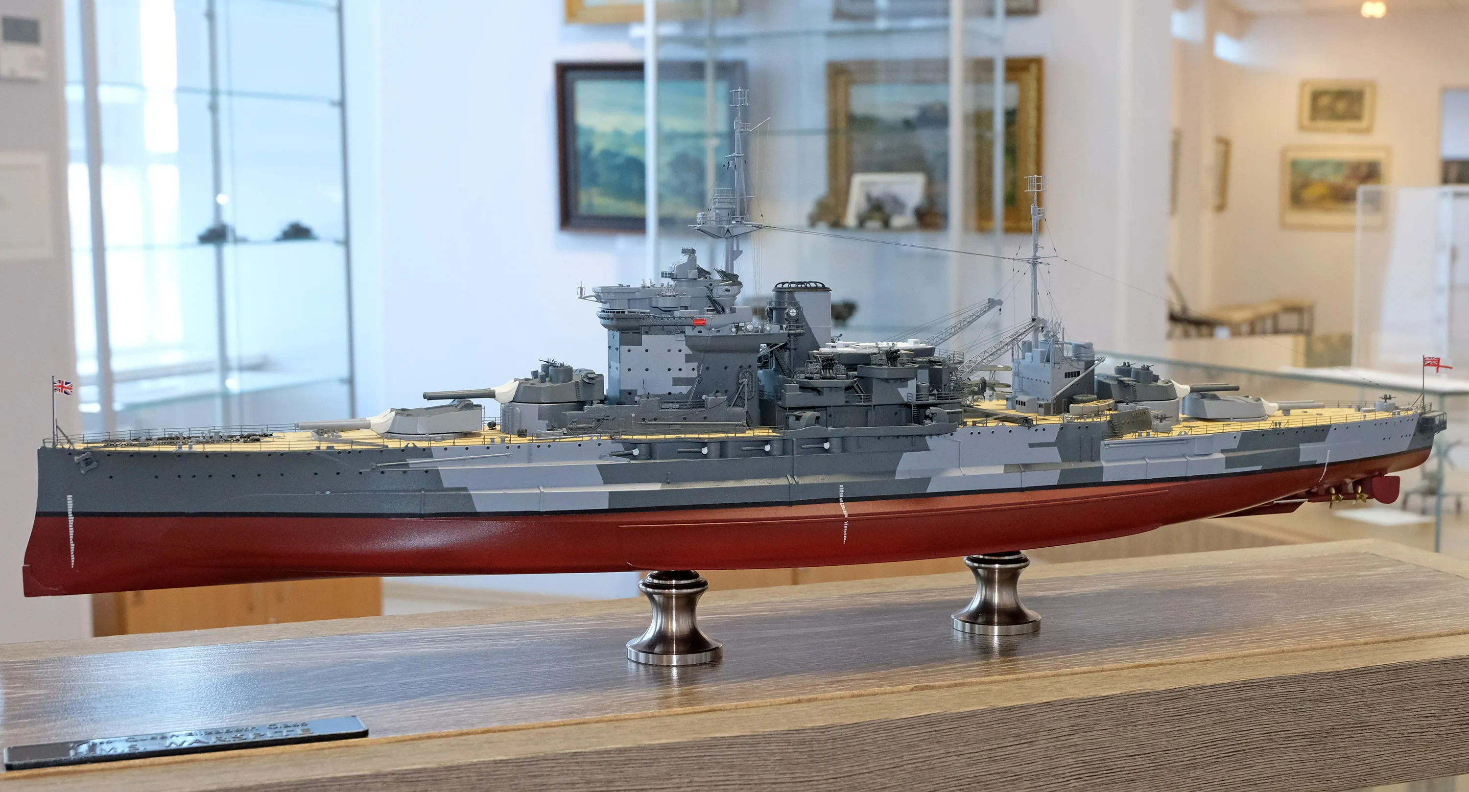 Модель корабля Британский линкор "Warspite" - Верфь на Столе