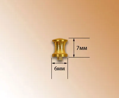 Кнехт, латунь, 7 мм, 2 шт