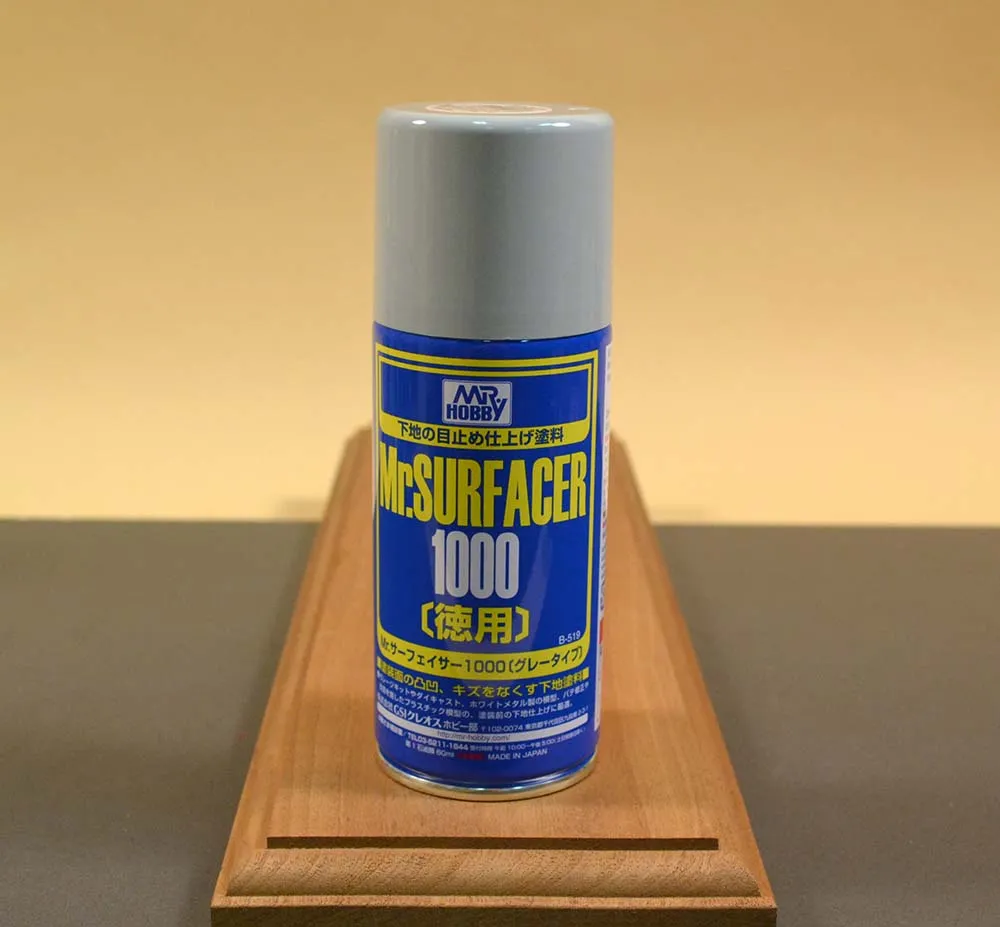 Грунтовка-спрей мелкозернистая P-519, Mr Surfacer 1000, 170 мл Грунтовка-спрей мелкозернистая P-519, Mr Surfacer 1000, 170 мл