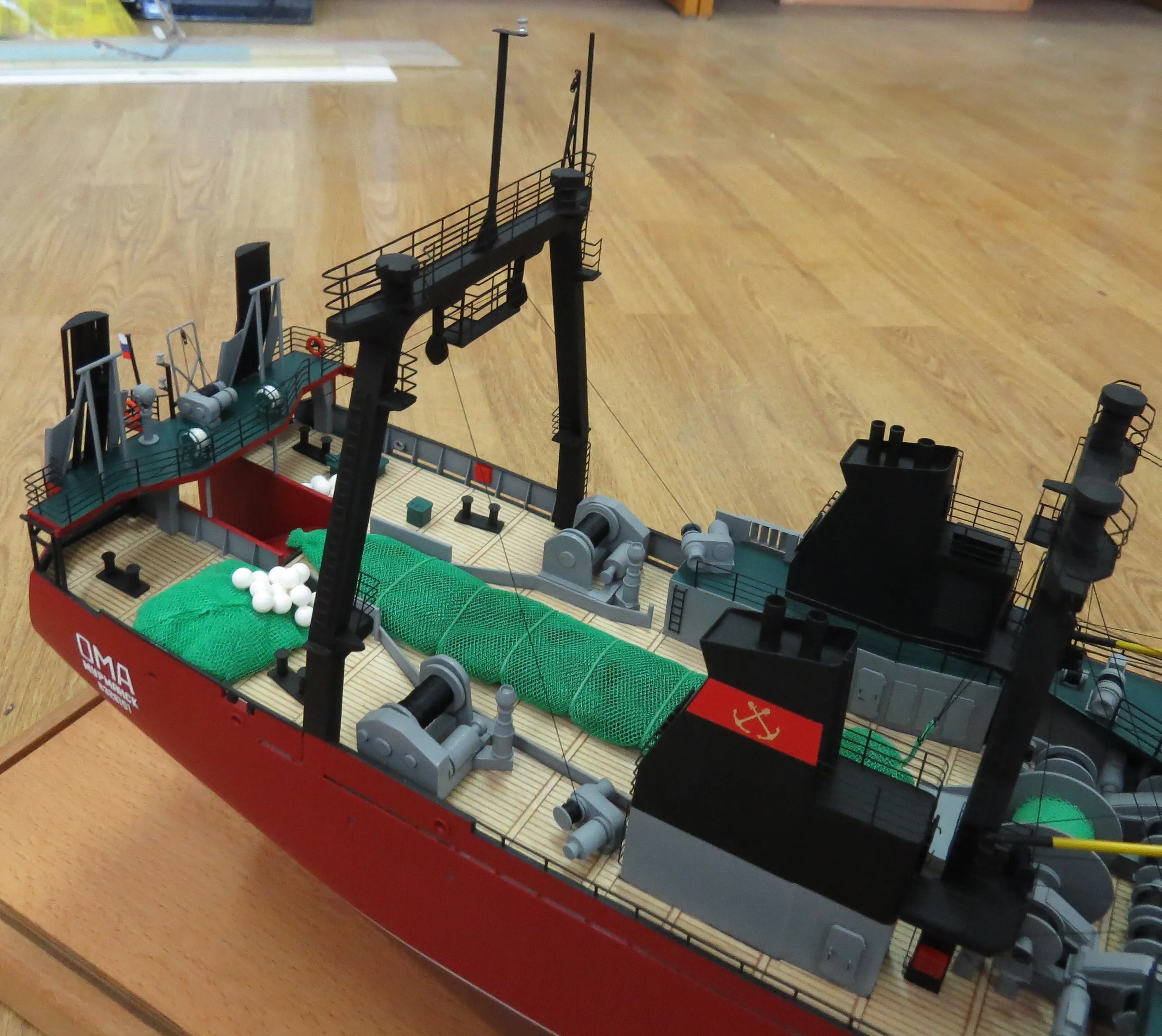 Модель корабля Рыболовный траулер «Ома»  - Верфь на Столе