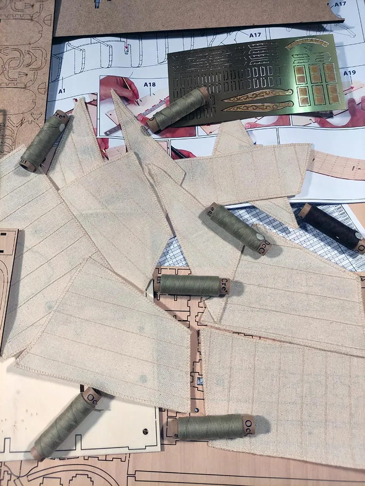 Сборная модель корабля Баркентина Endurance + (Полный набор инструментов, клея и краски)