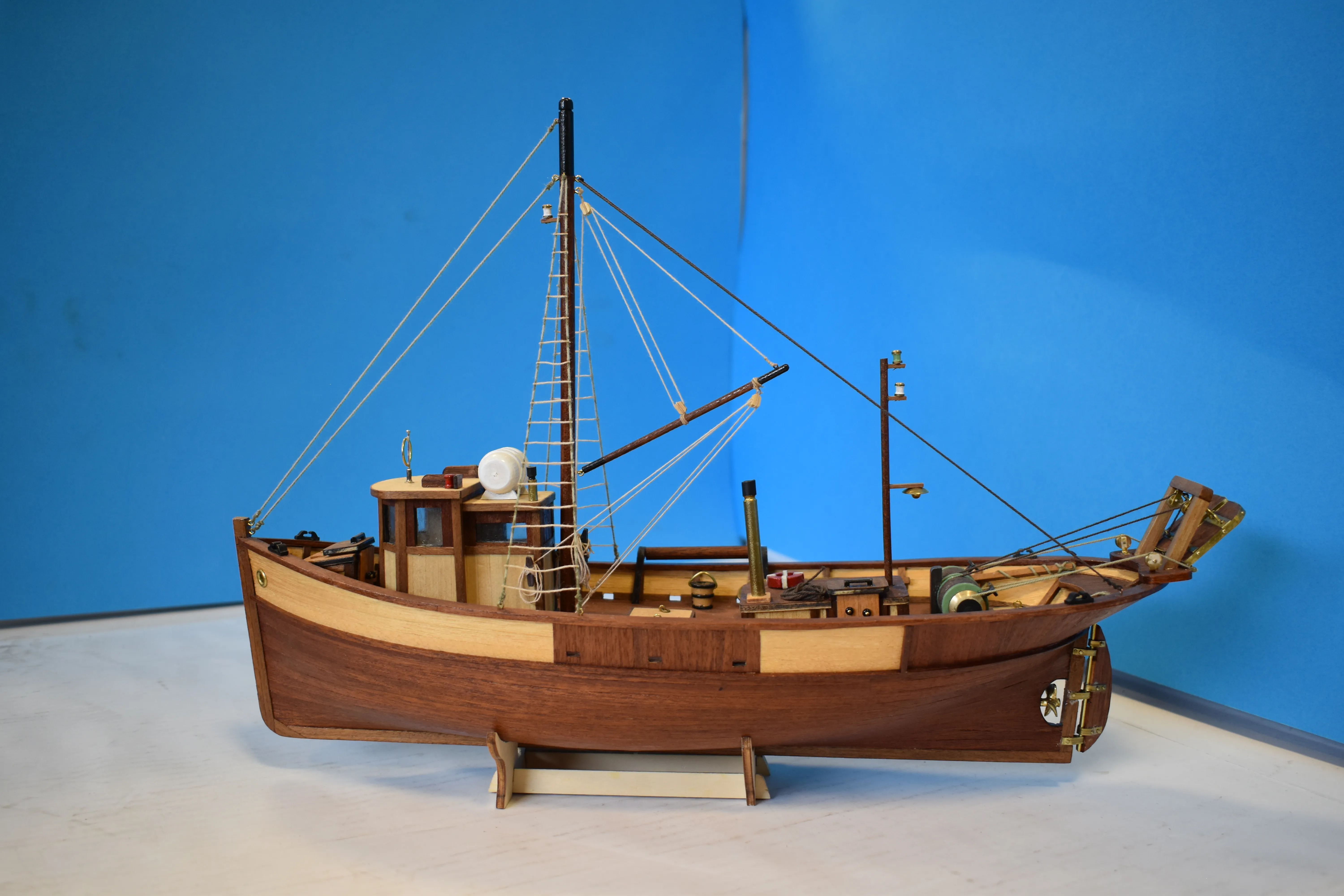 Модель корабля Рыбацкая лодка "Mare Nostrun" - Верфь на Столе