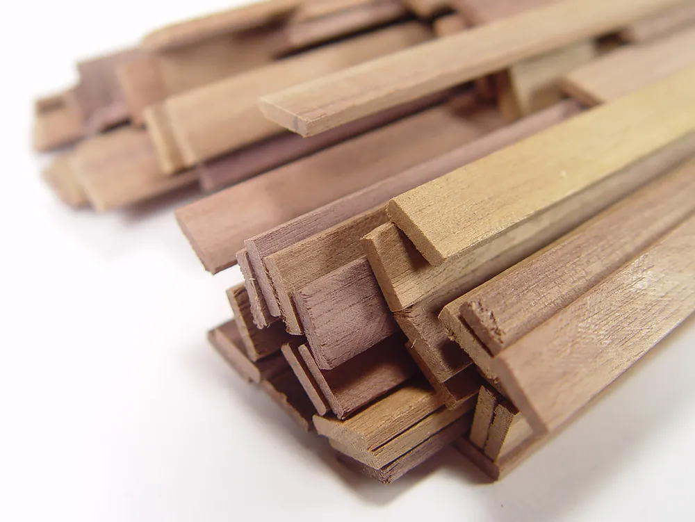 Рейка 0,5х10 мм, темный орех, 5 шт