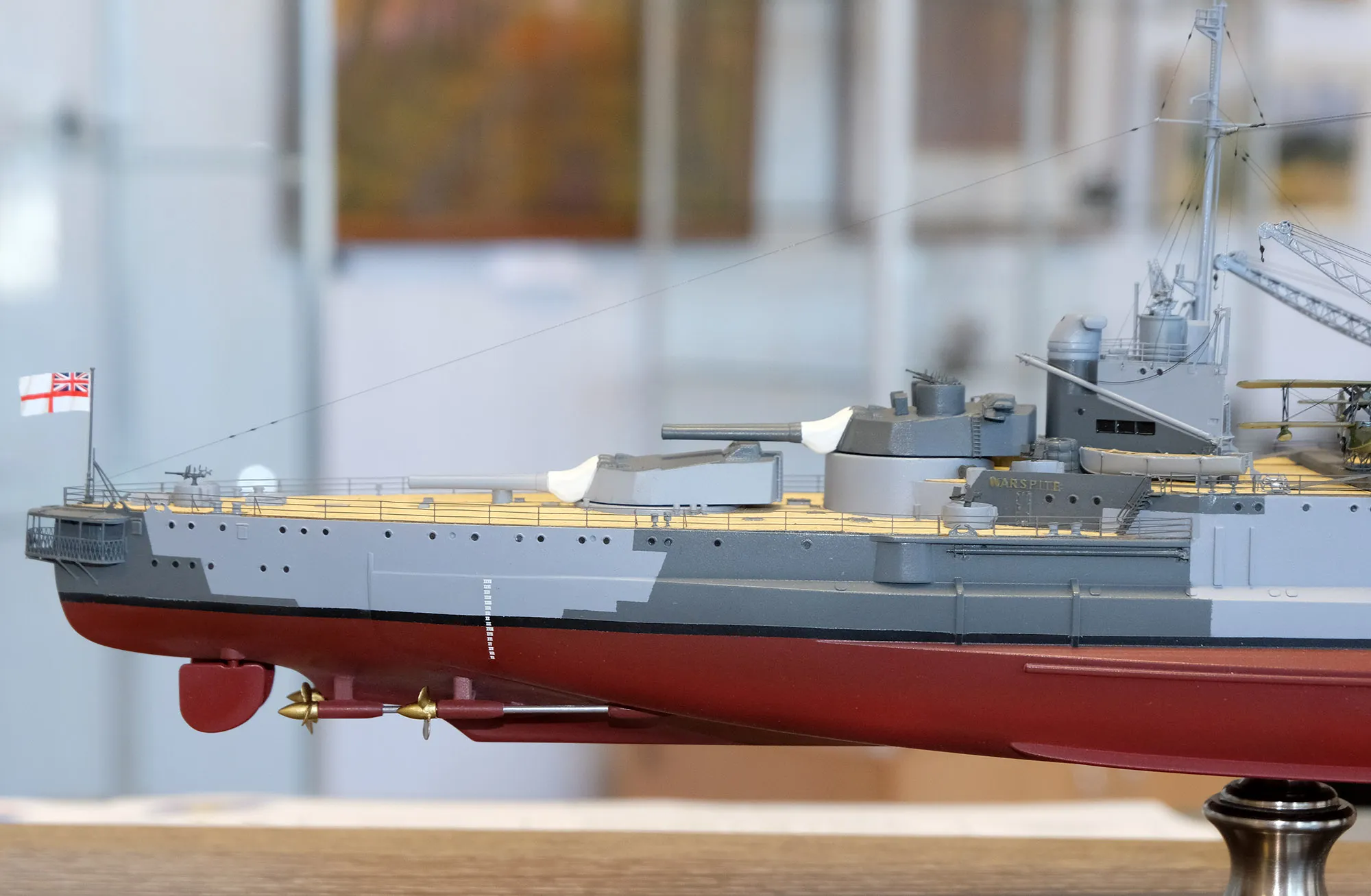Модель корабля Британский линкор "Warspite" - Верфь на Столе