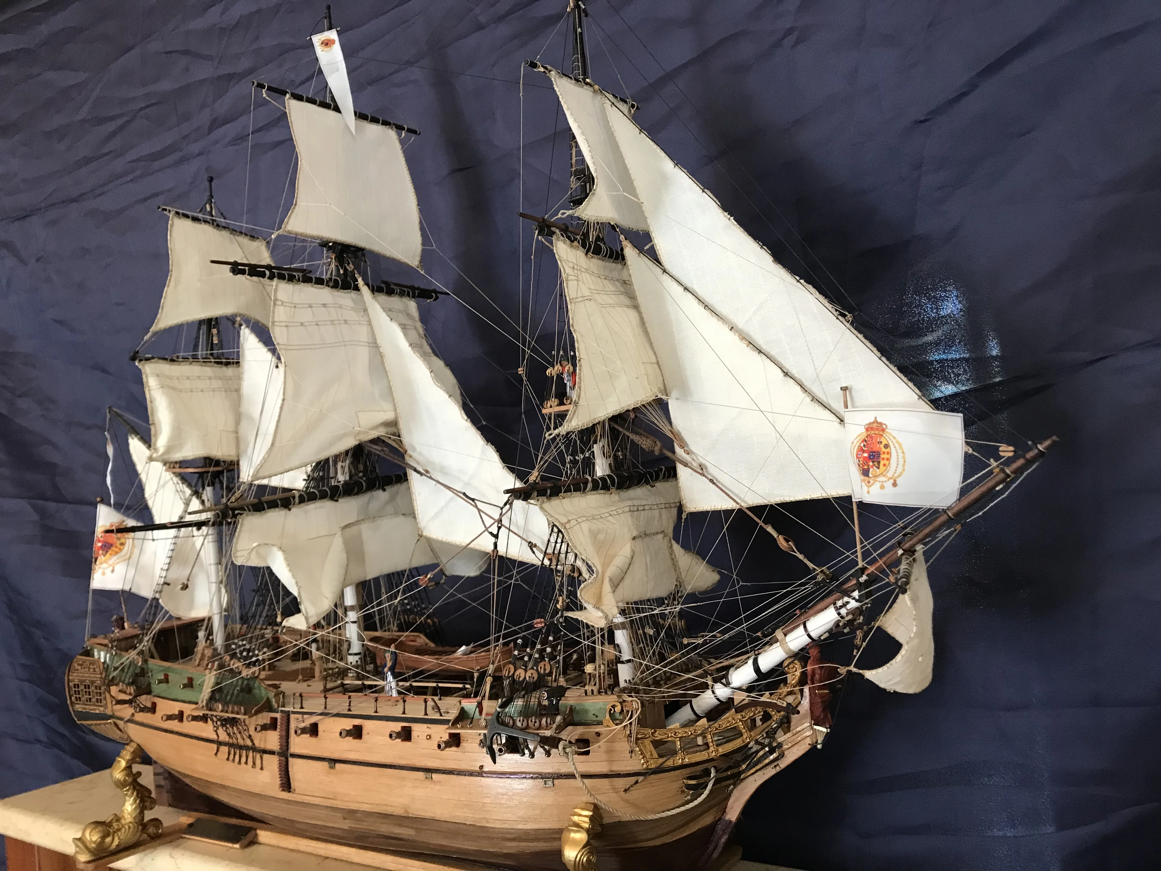 Модель корабля MINERVA - Верфь на Столе