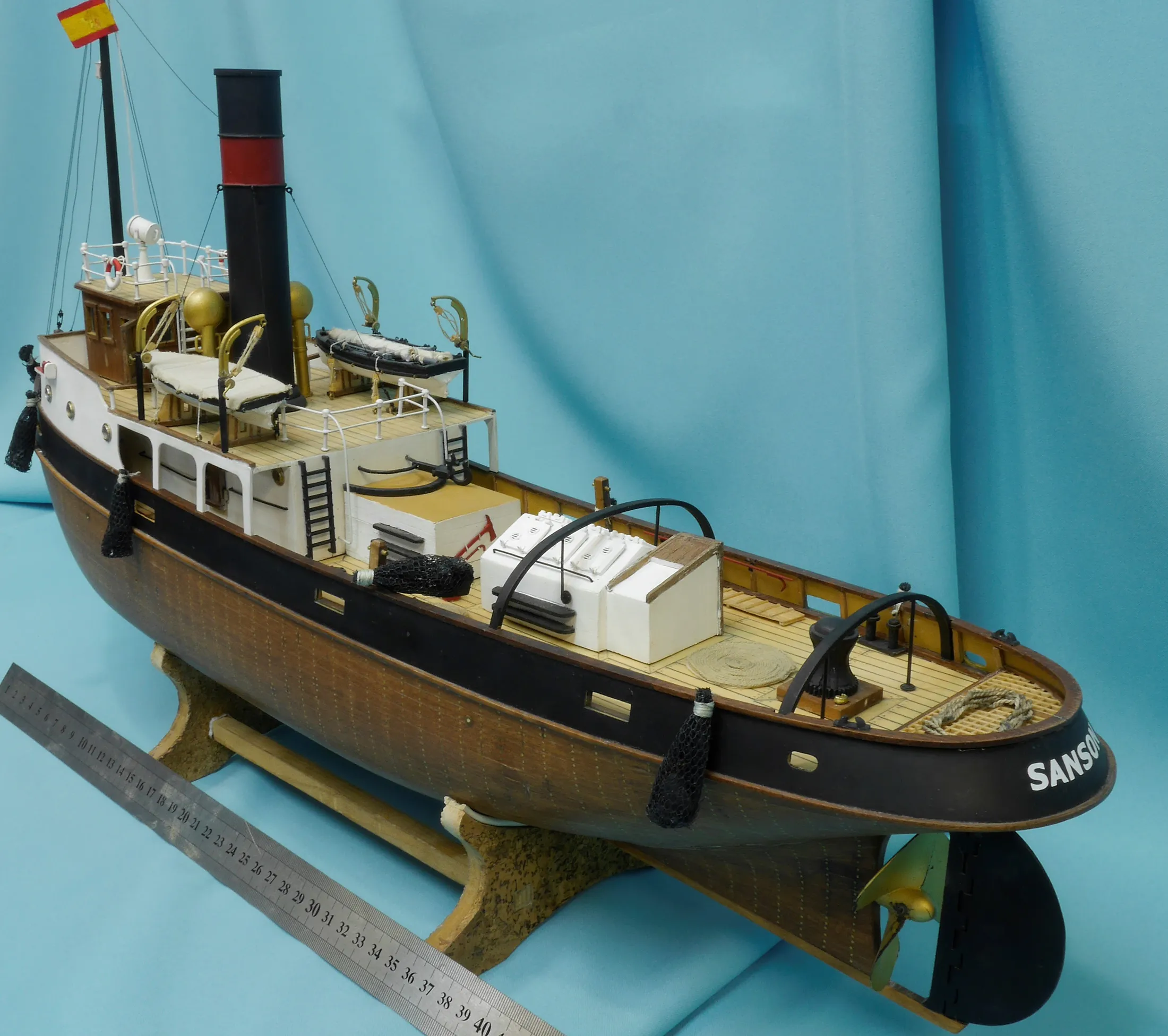 Модель корабля Буксир Sanson - Верфь на Столе