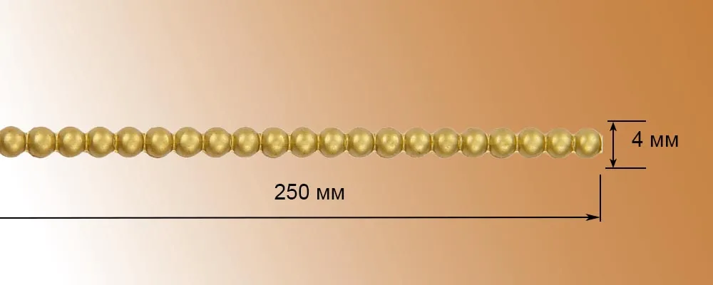 Декоративная полоска, латунь