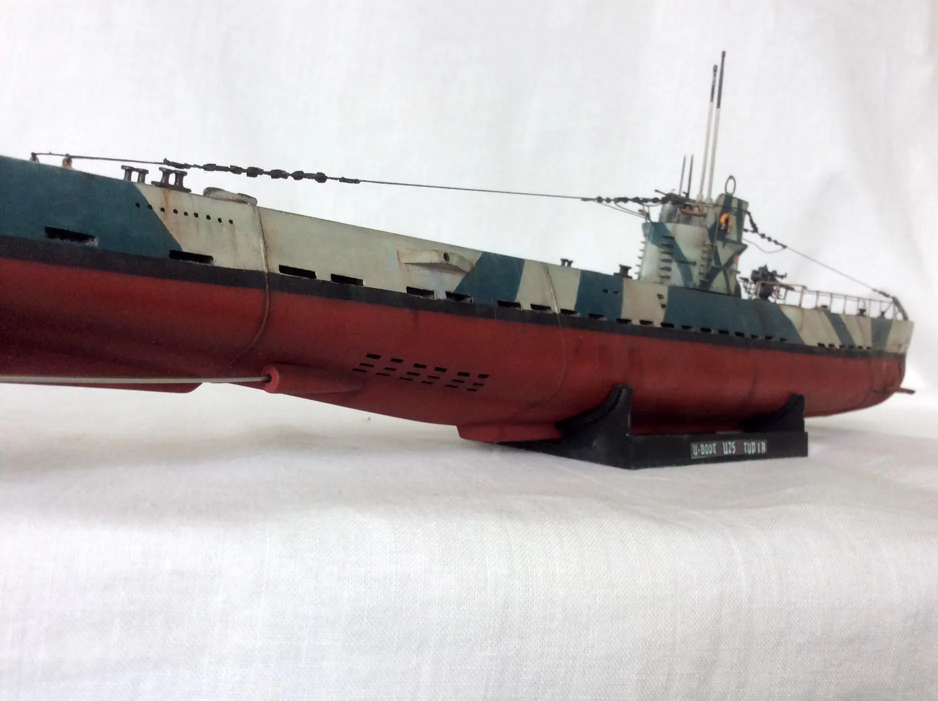 Модель корабля Океанская подводная лодка типа I U-25 - Верфь на Столе