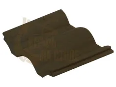 Черепица фламандская черная, масштаб 1:10, 25 шт Черепица фламандская черная, масштаб 1:10, 25 шт