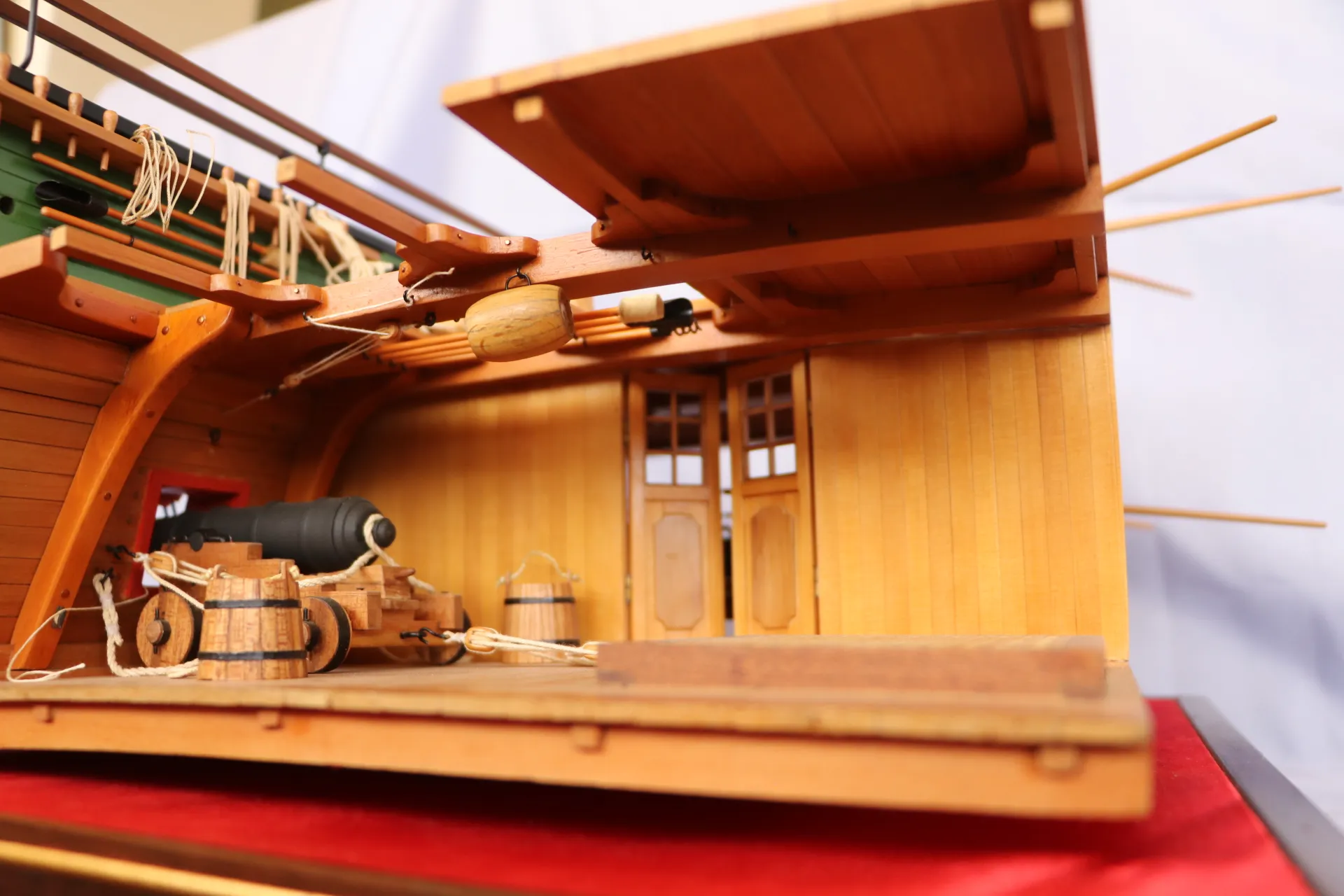 Модель корабля Шлюп "ВОСТОК" (фрагмент) - Верфь на Столе