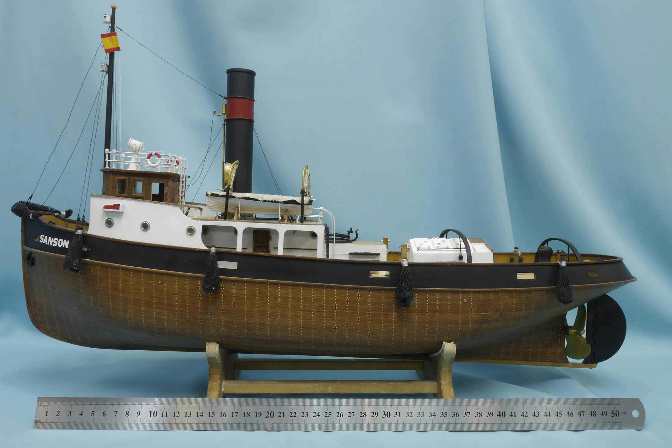 Модель корабля Буксир Sanson - Верфь на Столе