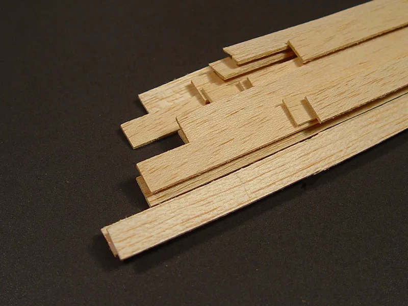 Рейка 5х15 мм, бальза, 2 шт