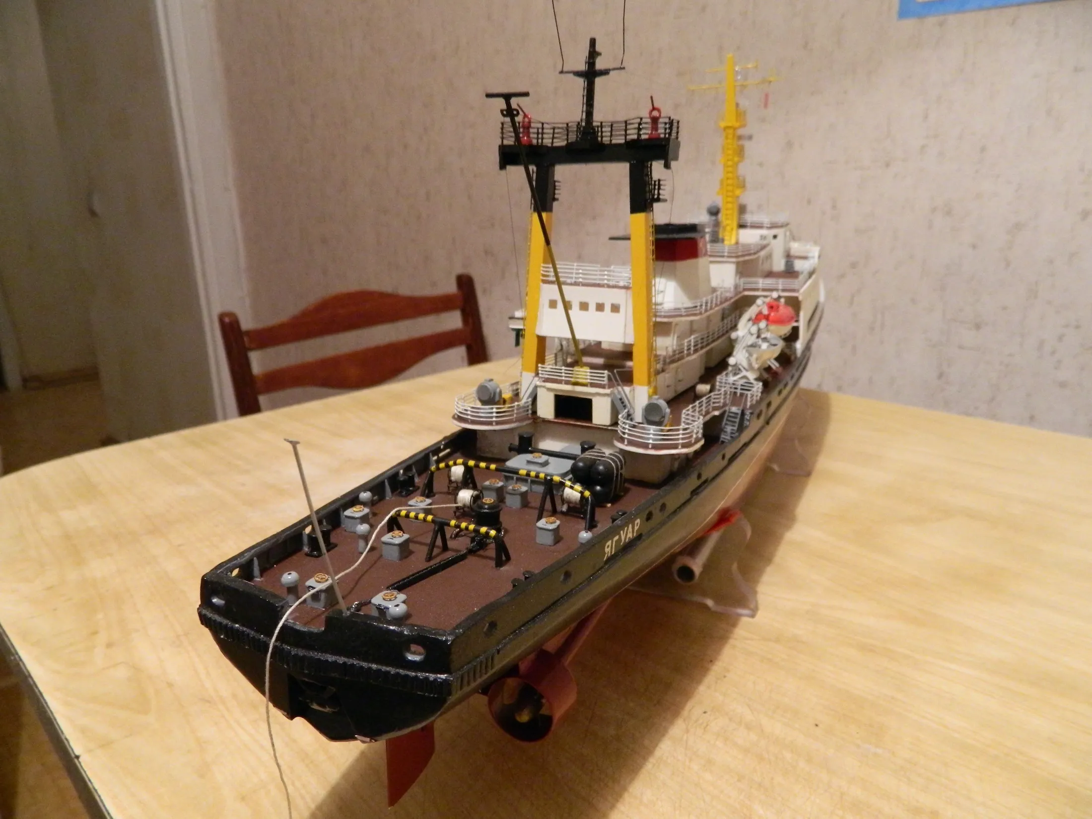 Модель корабля Буксир спасатель «Ягуар» - Верфь на Столе