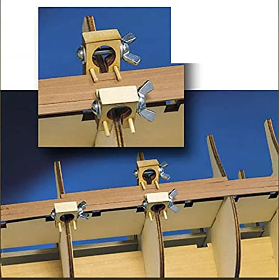 С-зажимы на шпангоуты толще 5 мм (6 шт)