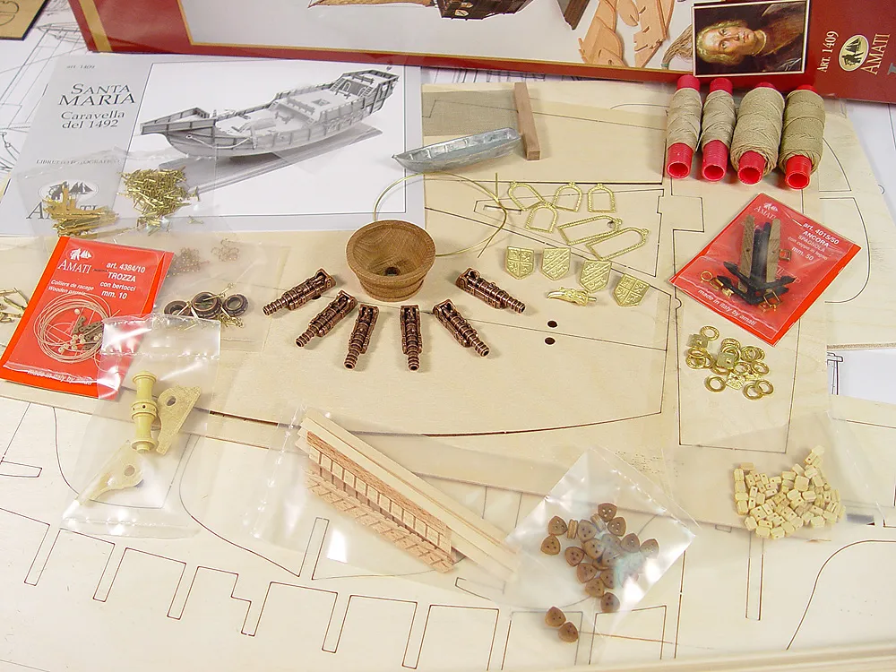 Santa Maria (Санта Мария) + (Полный набор инструментов, клея и краски) Santa Maria (Санта Мария) + (Полный набор инструментов, клея и краски)