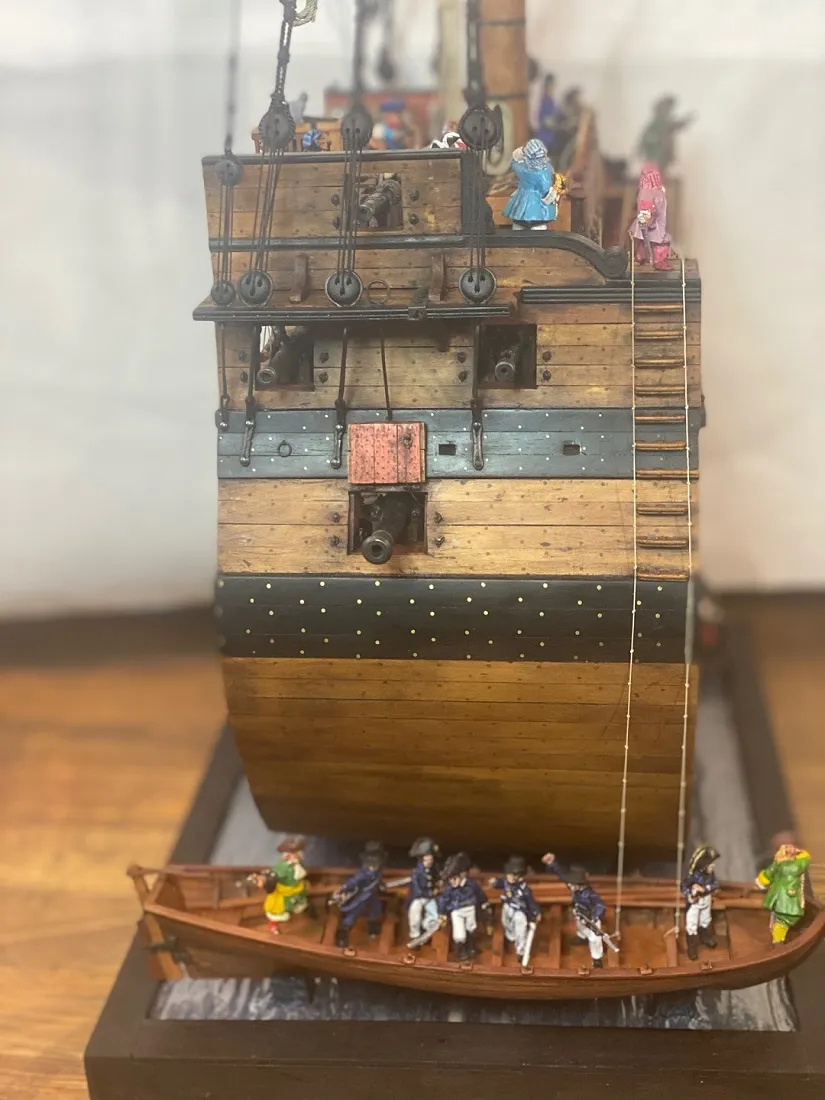 Модель корабля «Bonhomme Richard - Верфь на Столе