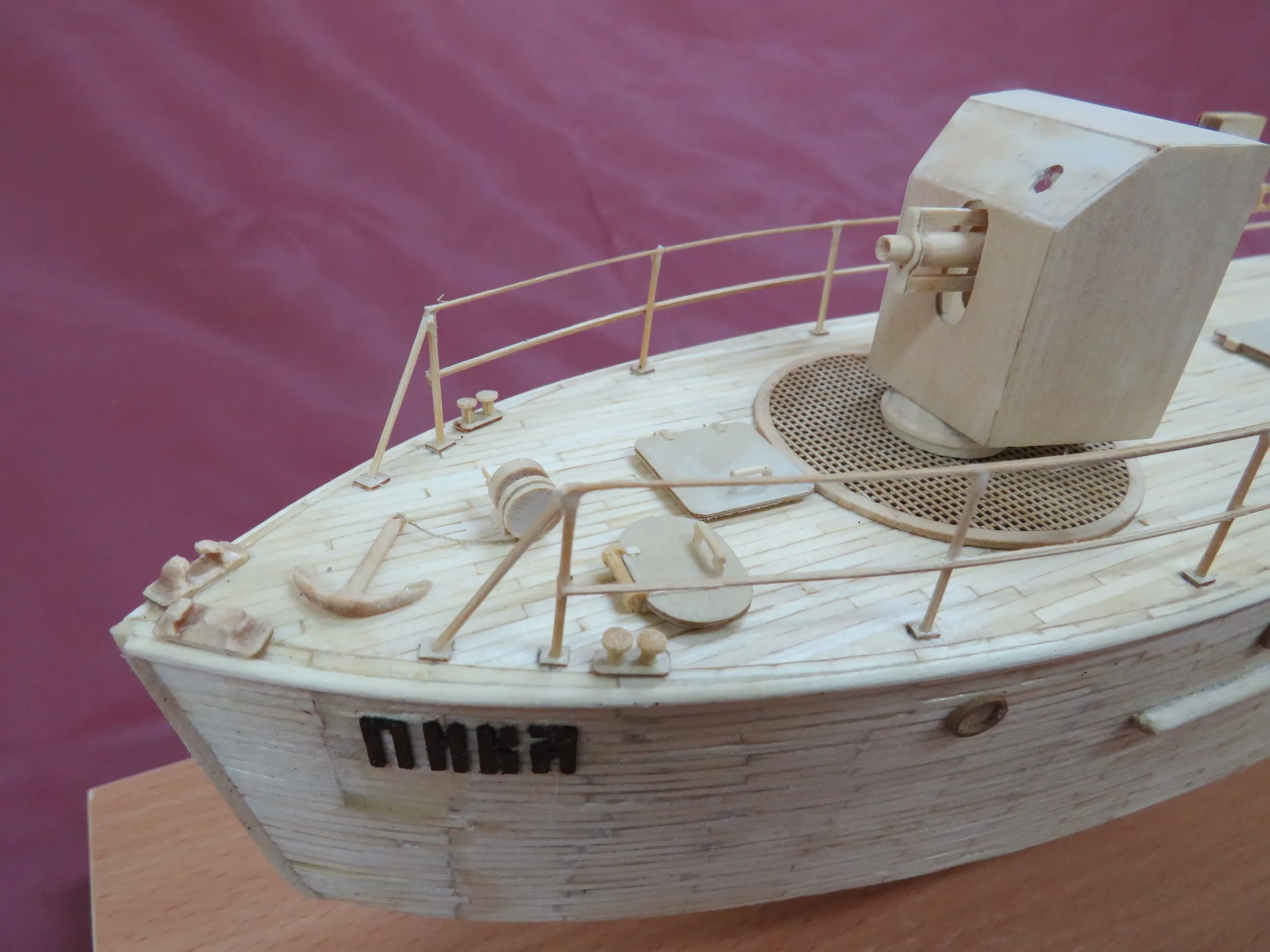 Модель корабля посыльное судно Пика - Верфь на Столе