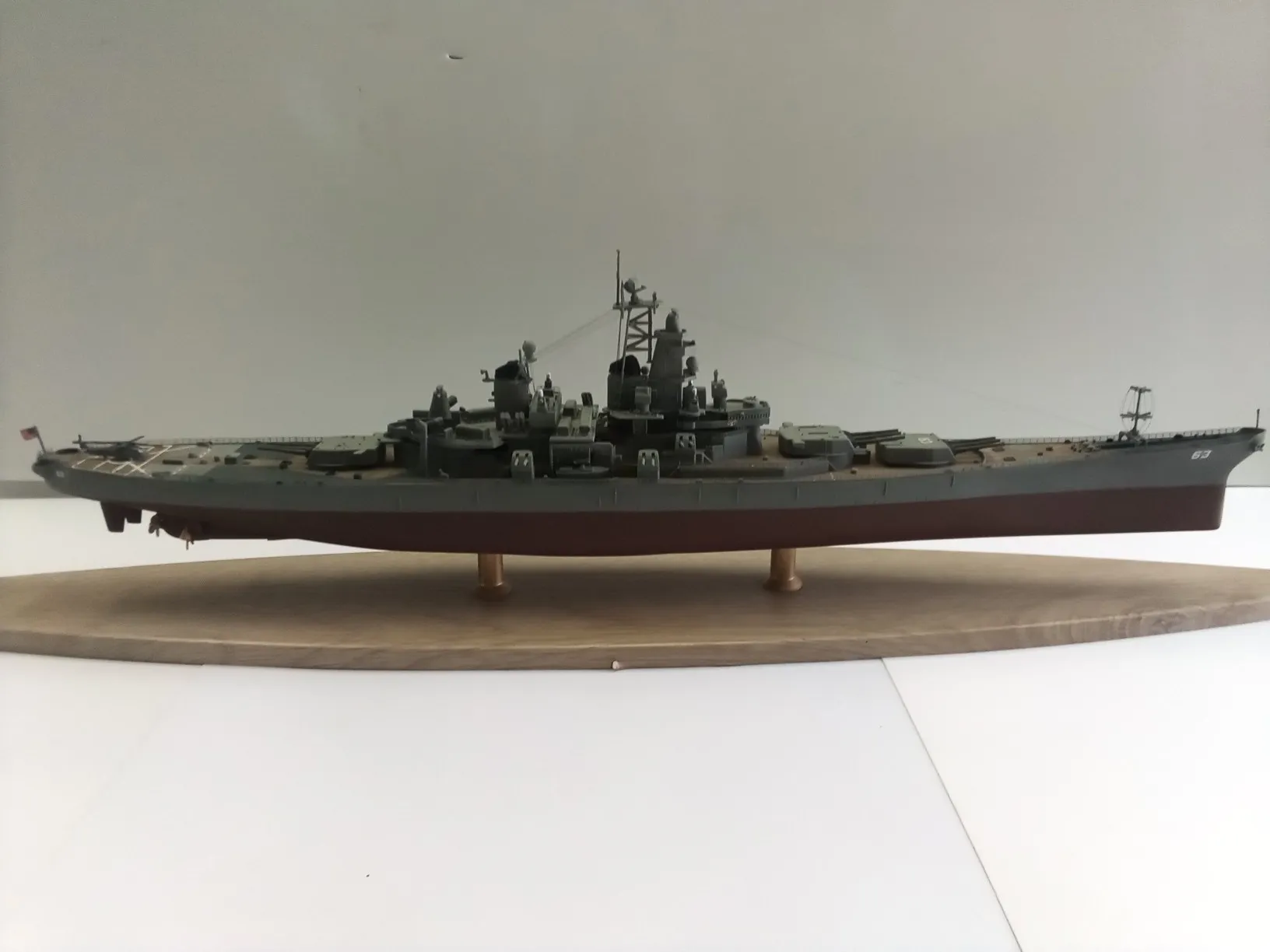 Модель корабля "Миссури" - Верфь на Столе