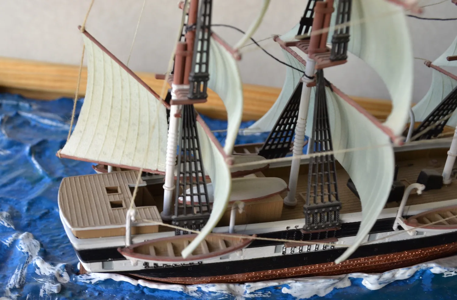 Модель корабля "Нью Бедфорд" - Верфь на Столе