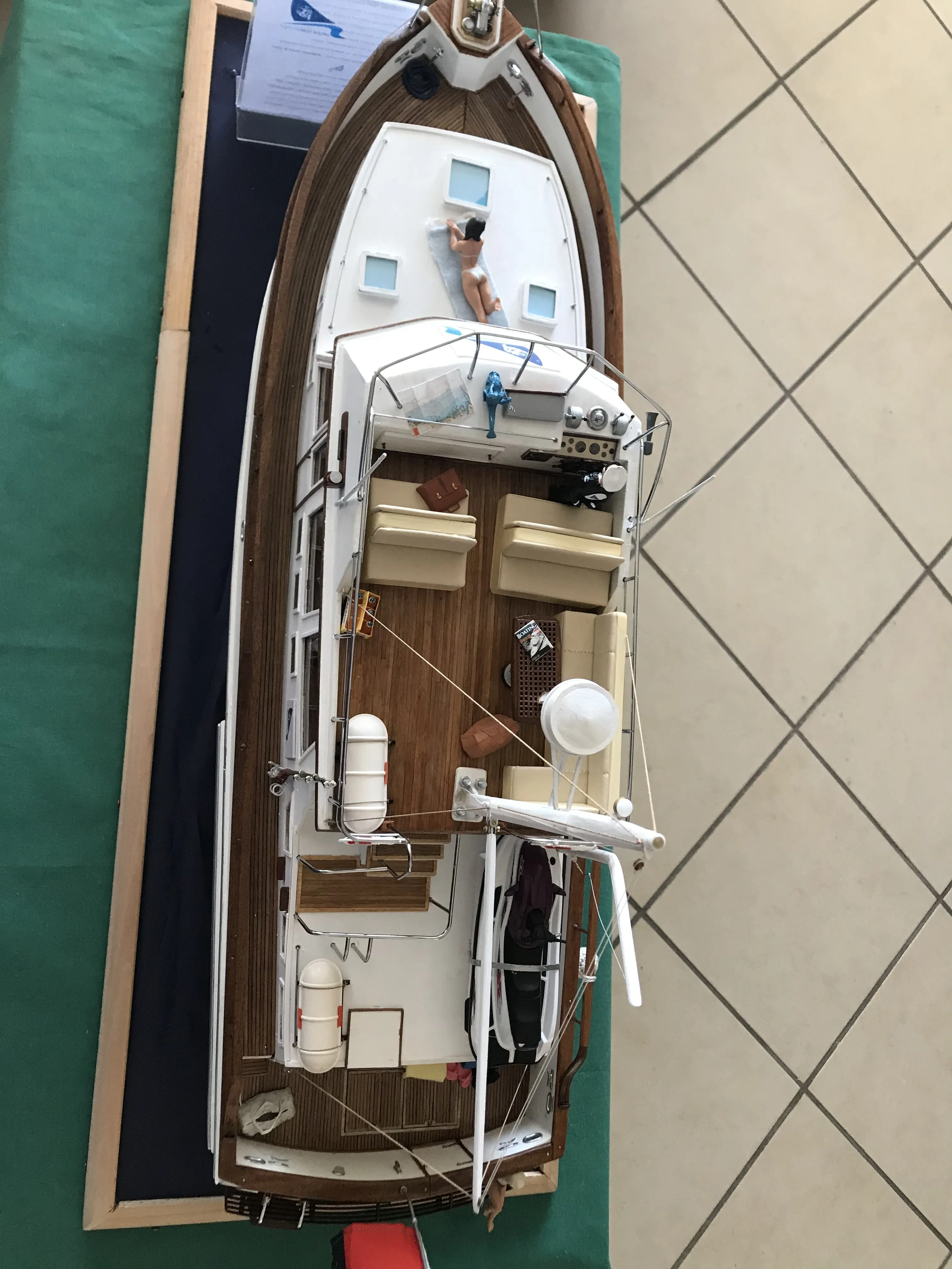 Модель корабля YACHT 46 FEETS “ANNARELLA” - Верфь на Столе