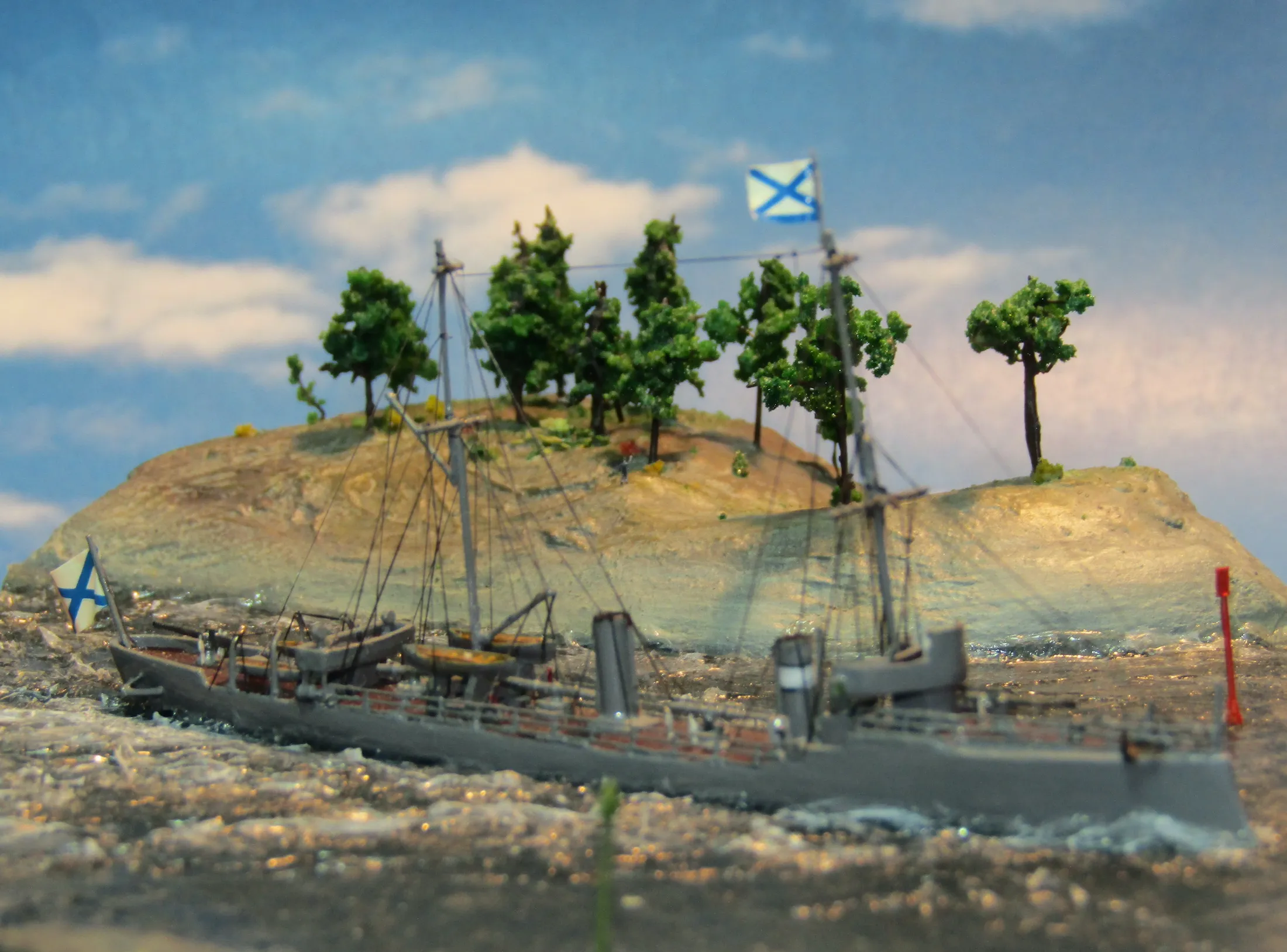 Модель корабля Эскадренный миноносец «Сибирский стрелок» 1906 г. - Верфь на Столе