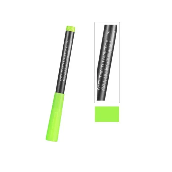 Маркер для пластика, зеленый флуоресцентный