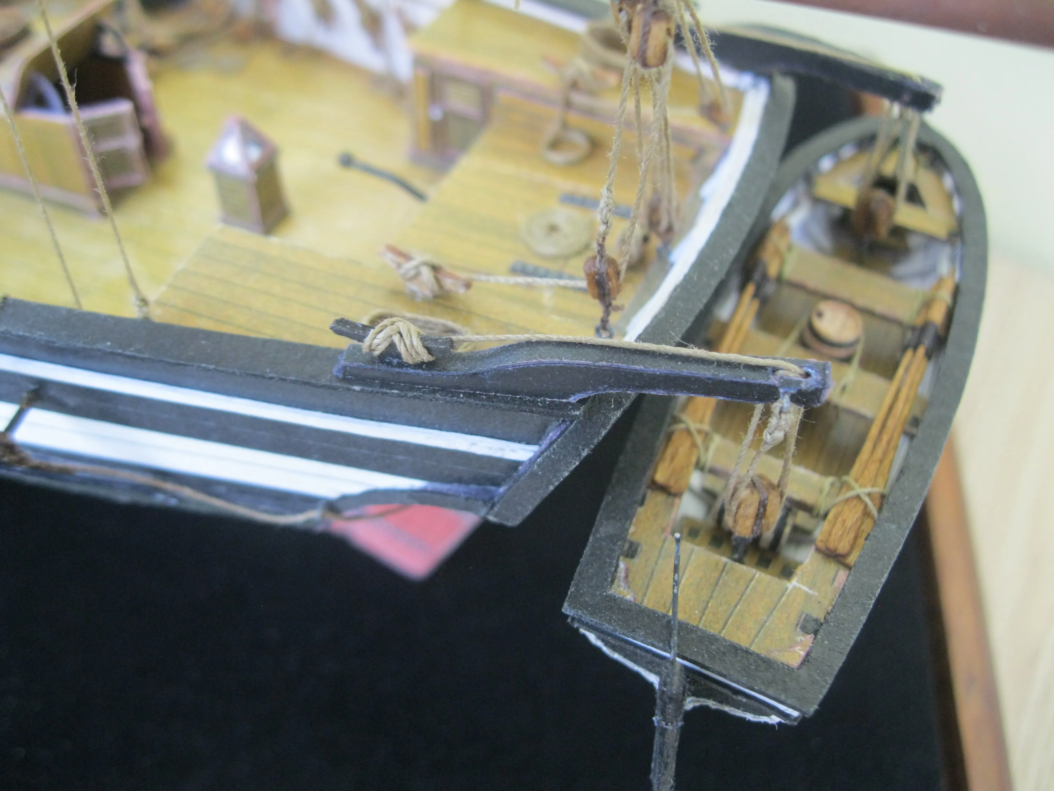 Модель корабля Тендер „Поспешный” - Верфь на Столе