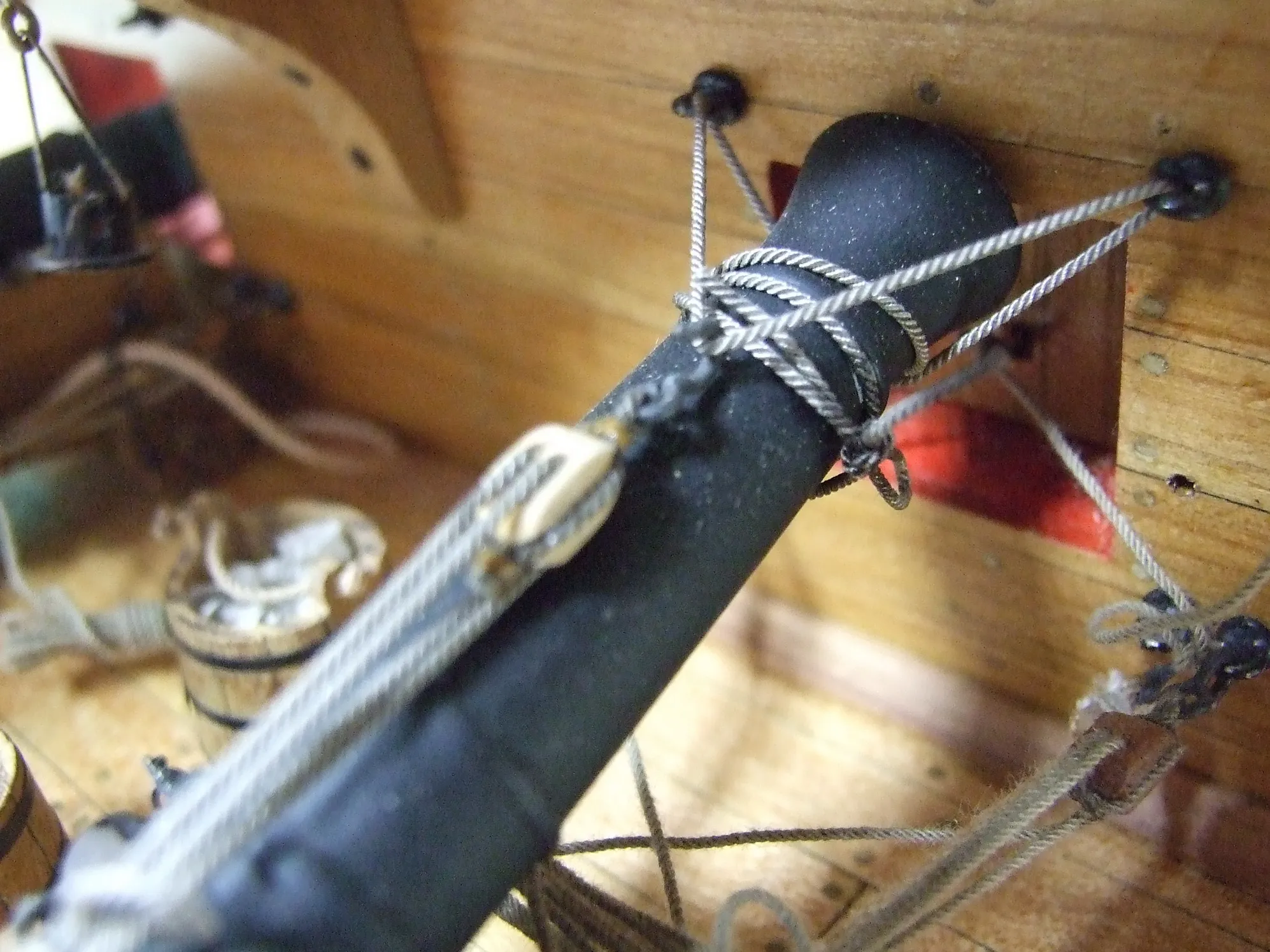 Модель корабля Фрагмент батарейной палубы  фрегата «Пандора» - Верфь на Столе