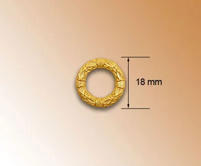 Декоративный элемент, венок, 18 мм, металл