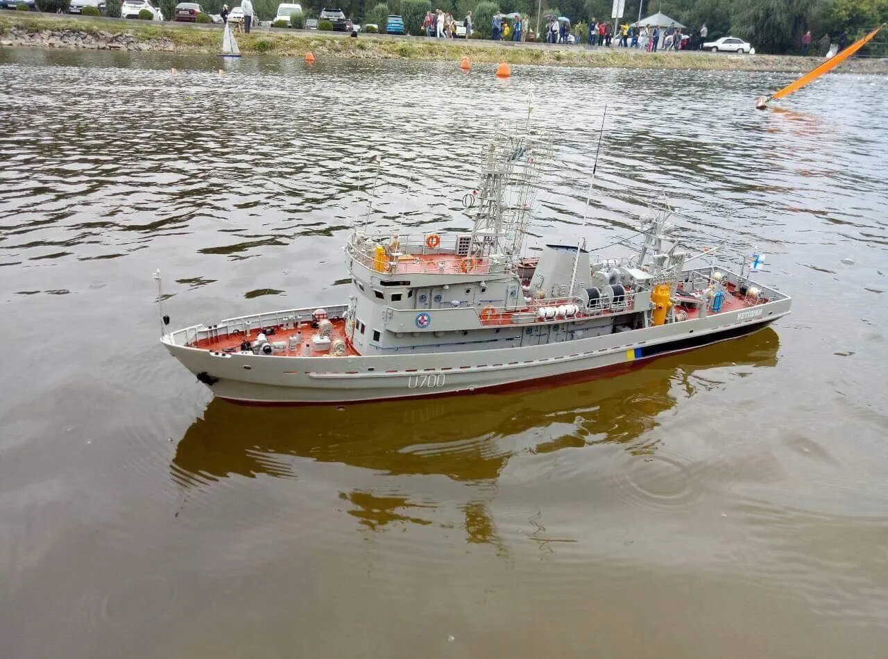 Модель корабля Водолазный бот проекта 535 типа "Краб"  - Верфь на Столе