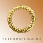 Декоративный элемент, латунь, 2 шт