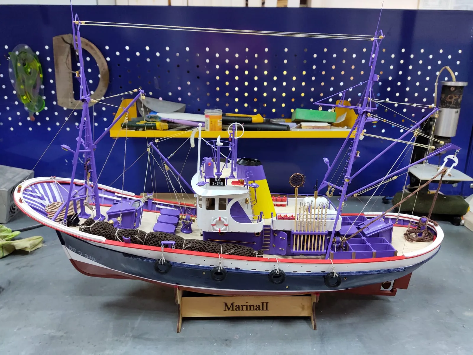 Модель корабля Рыболовное судно «Marina II» - Верфь на Столе