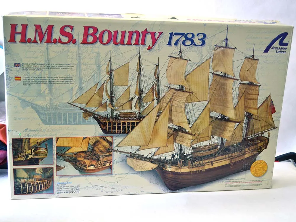 HMS Bounty (Баунти) с разрезом (НЕКОНДИЦИЯ)