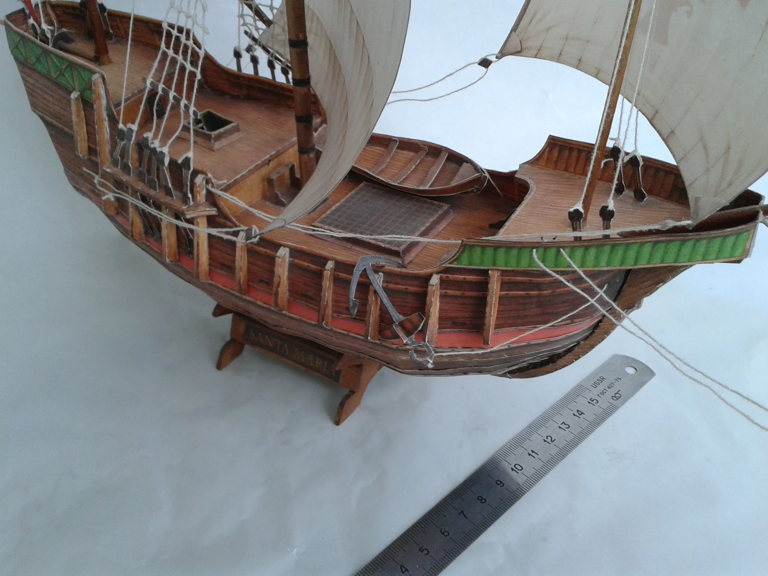 Модель корабля Каракка «Санта-Мария» - Верфь на Столе