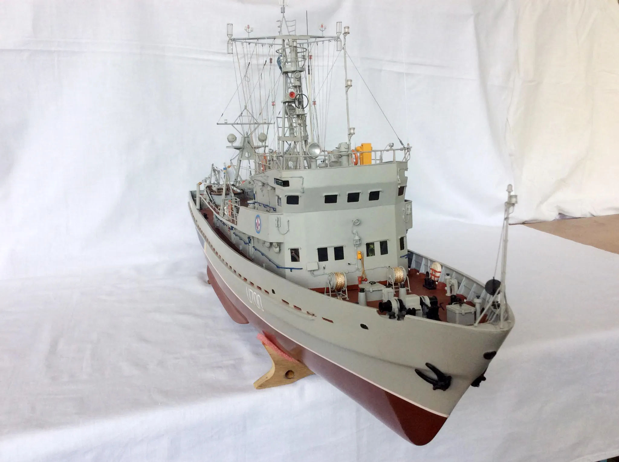 Модель корабля Водолазный бот проекта 535 типа "Краб"  - Верфь на Столе