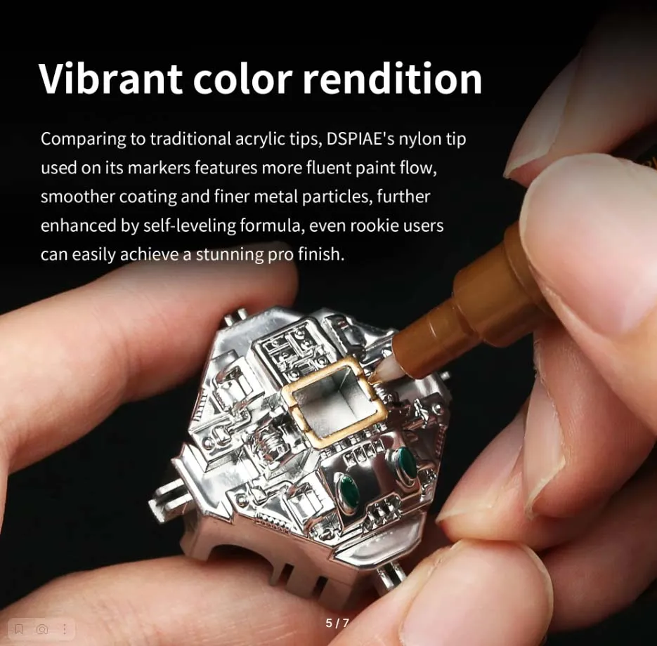 Маркер суперметаллик зеленый