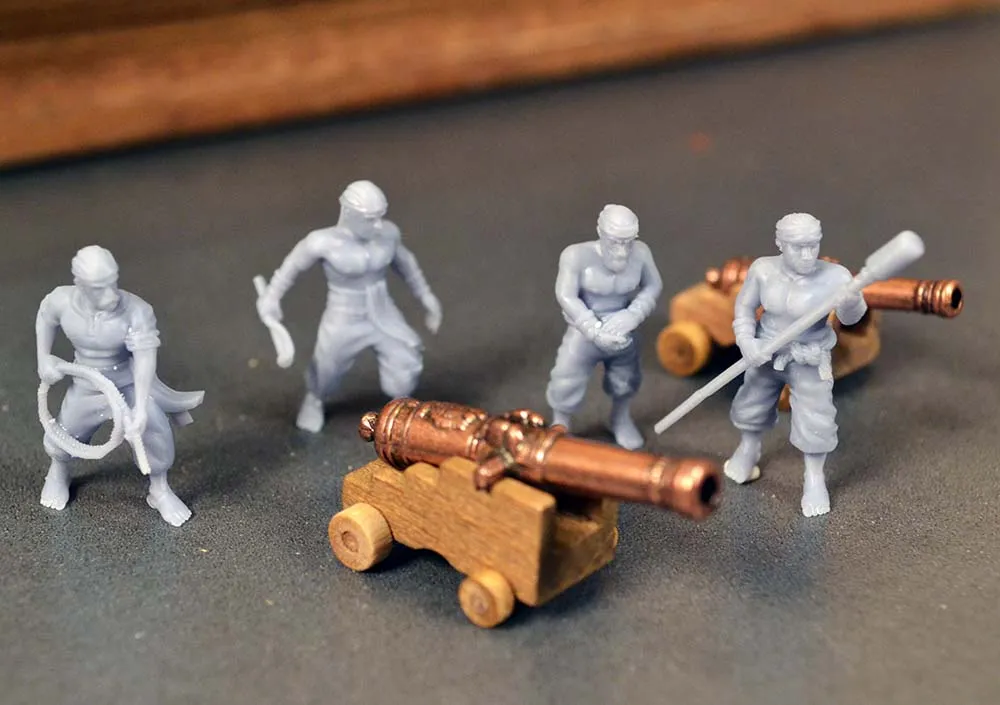 Набор фигурок "Орудийный расчет" масштаб 1/72