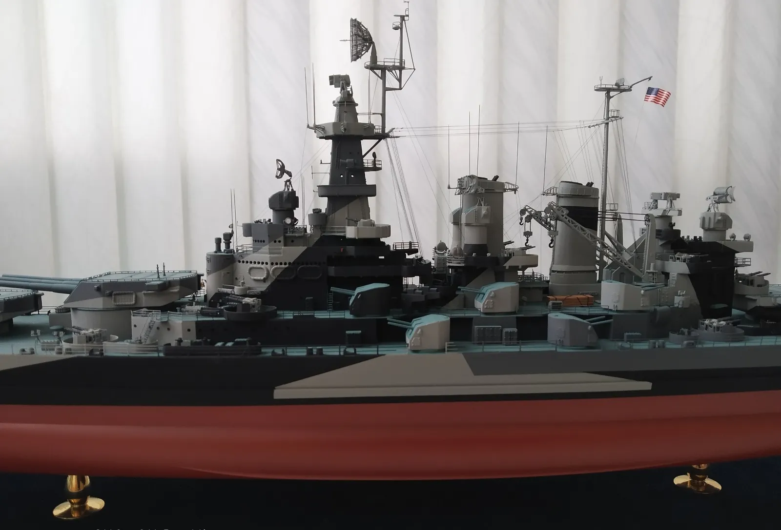 Модель корабля Линкор «North Carolina» - Верфь на Столе