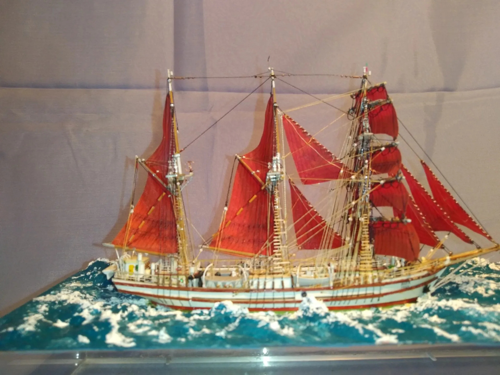 Модель корабля Баркентина "Вега" II - Верфь на Столе