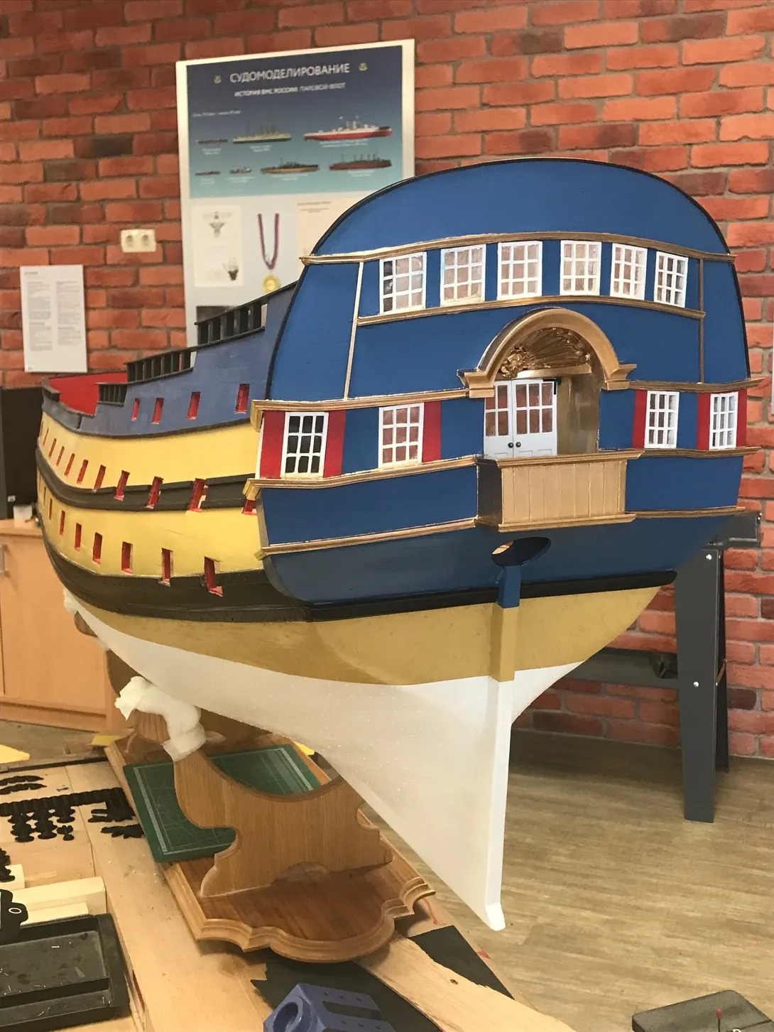 Модель корабля Линейный корабль "ПОЛТАВА" - Верфь на Столе