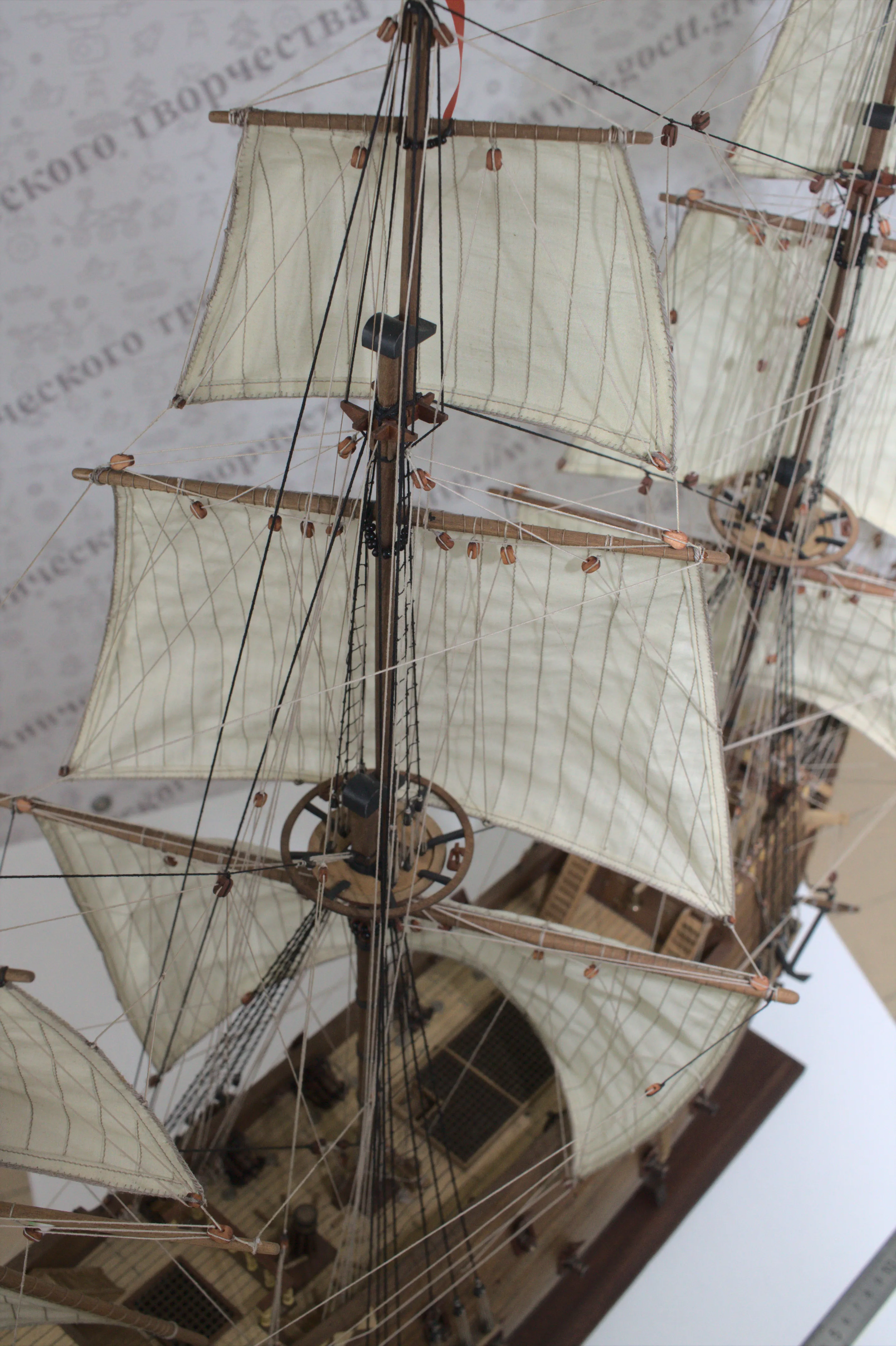 Модель корабля Галеон “Сан Джованни Батиста” конец XVI – начало XVII века. - Верфь на Столе