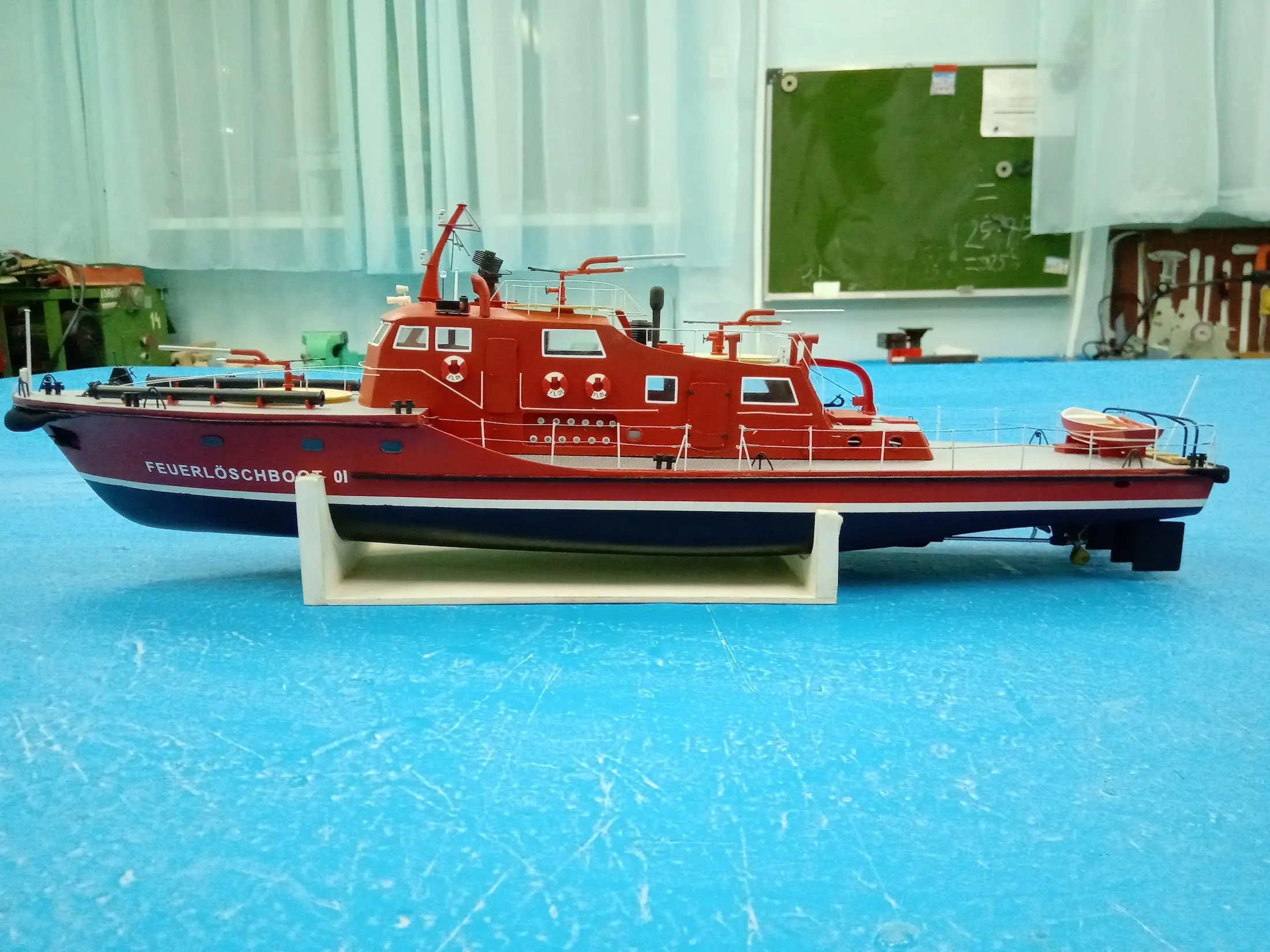 Модель корабля Düsseldorf - Верфь на Столе