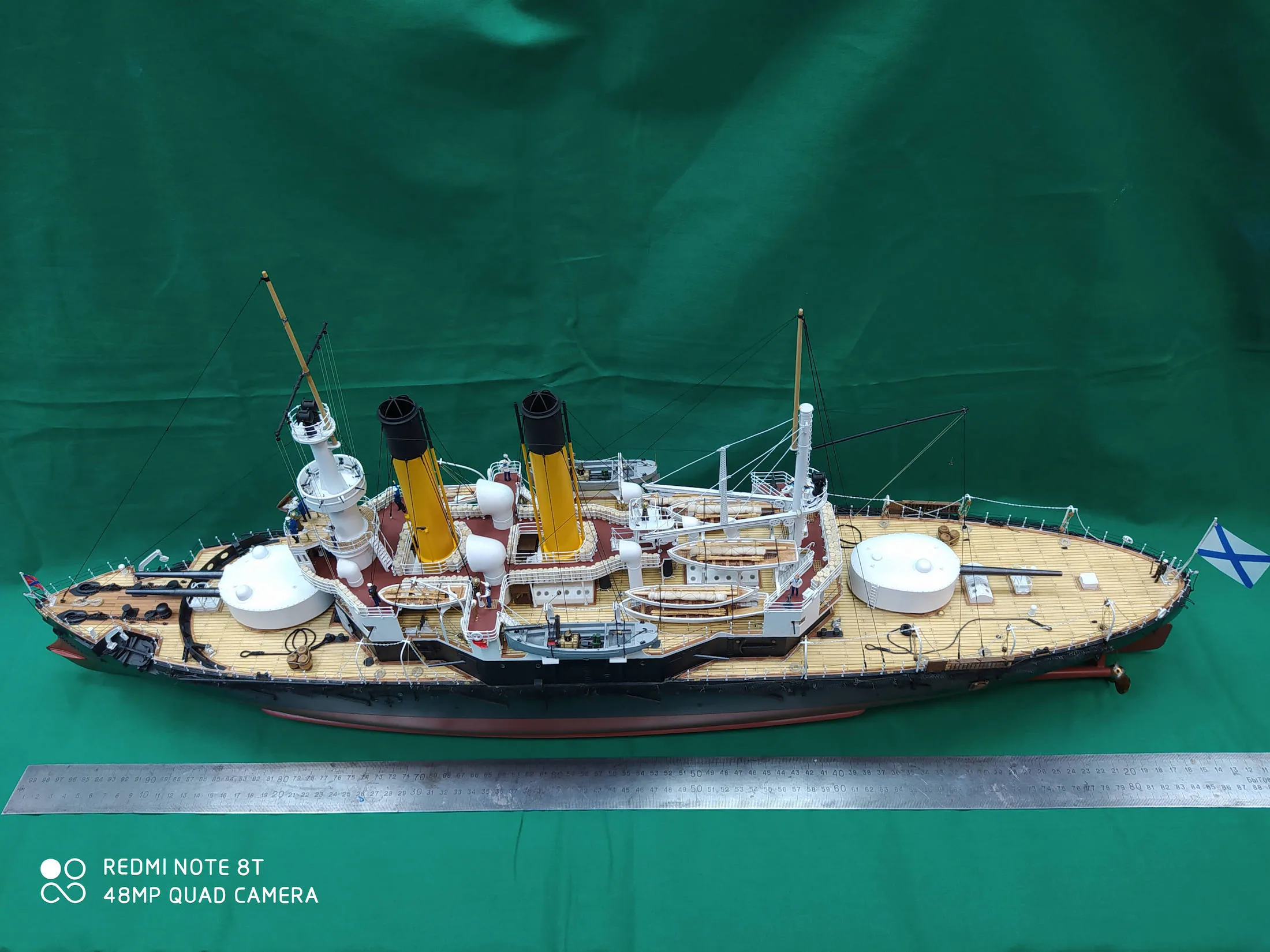 Модель корабля Броненосец береговой обороны «ГЕНЕРАЛ-АДМИРАЛ АПРАКСИН» - Верфь на Столе