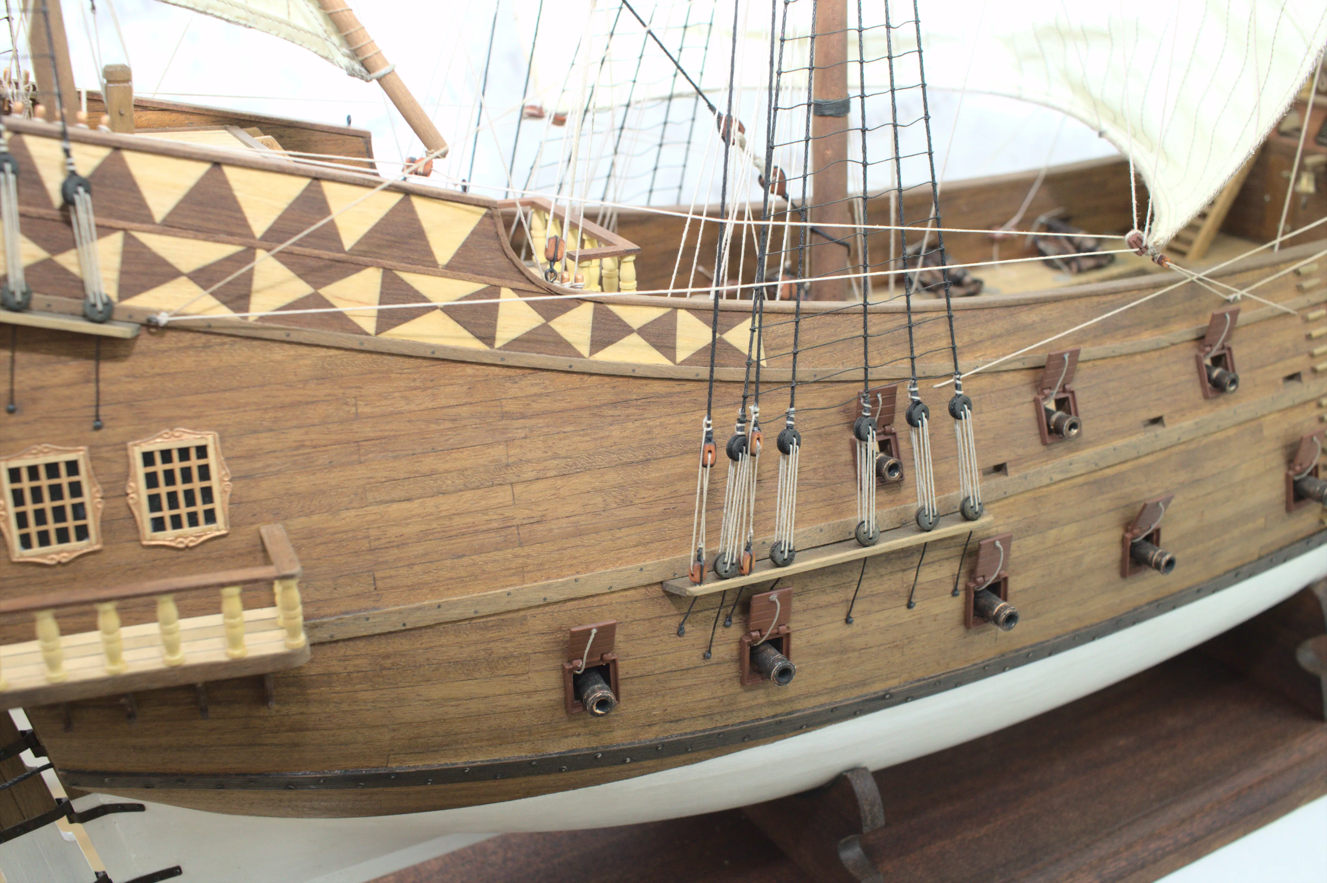 Модель корабля Галеон “Сан Джованни Батиста” конец XVI – начало XVII века. - Верфь на Столе